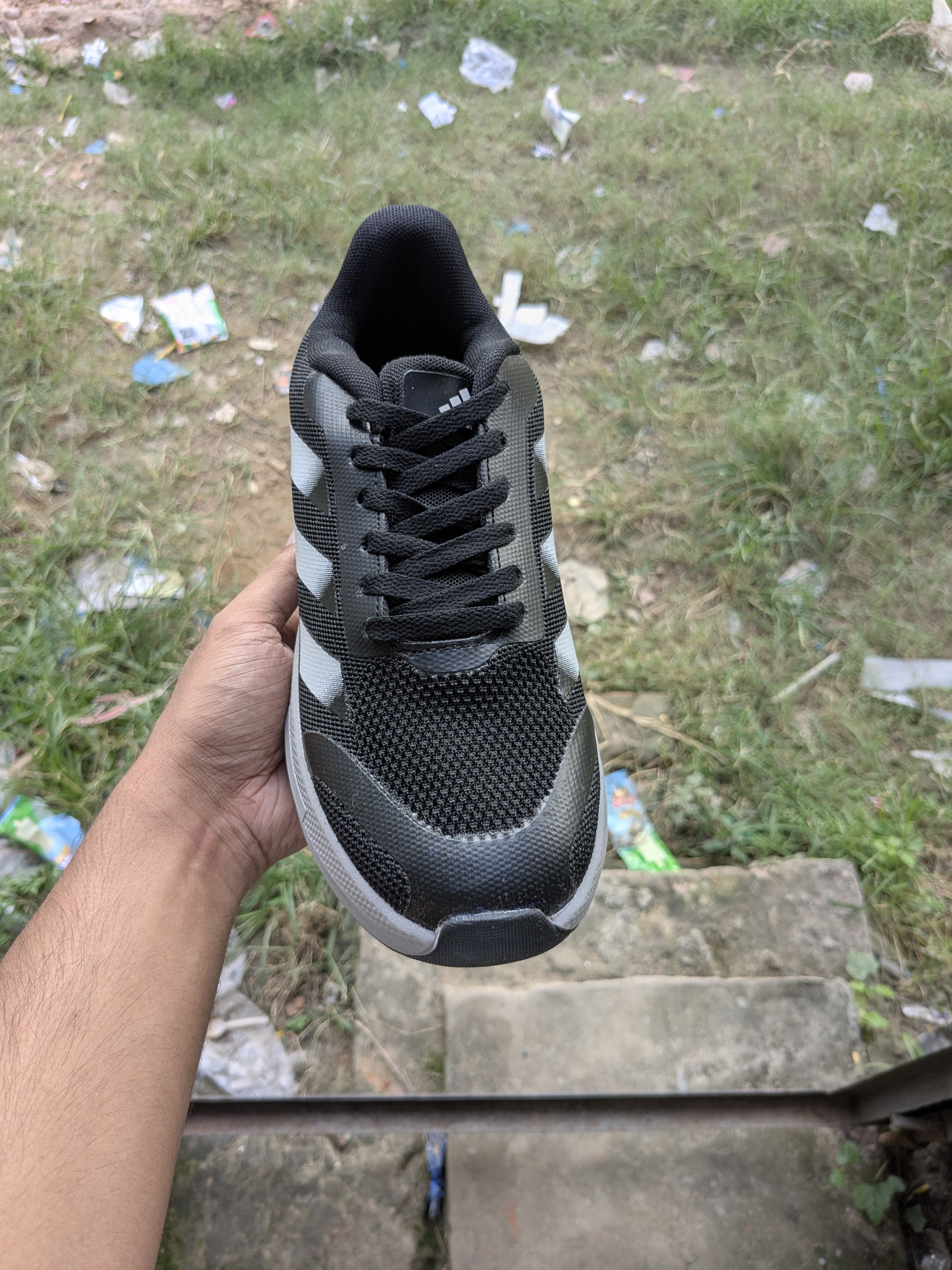 Adidas Running Sneakers (Black)_img_2