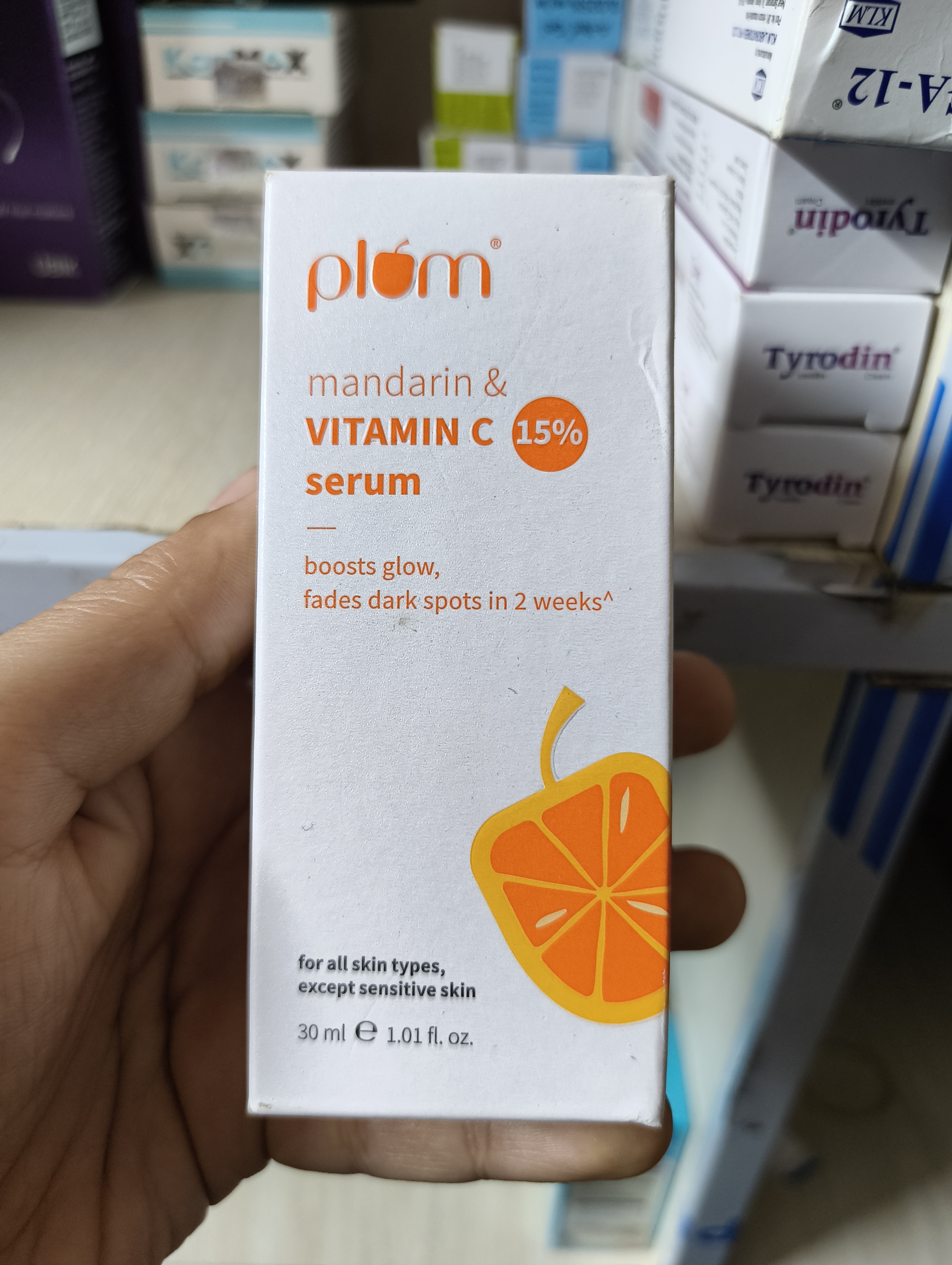 Plum 15% Vitamin C Face Serum with Mandarin - 30ml_img_1
