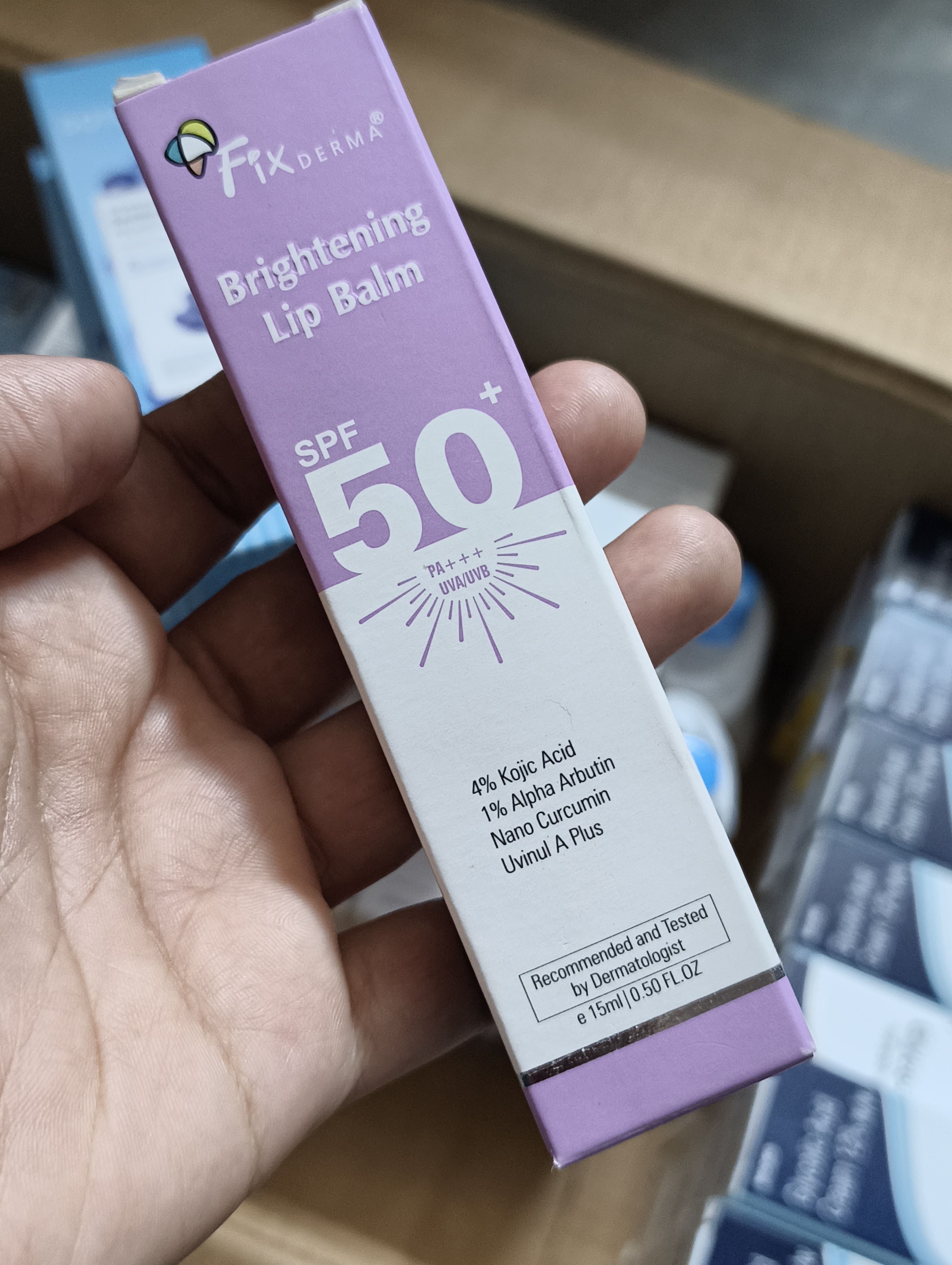 Fixderma Brightening Lip Balm Spf 50+ 15ml_img_2