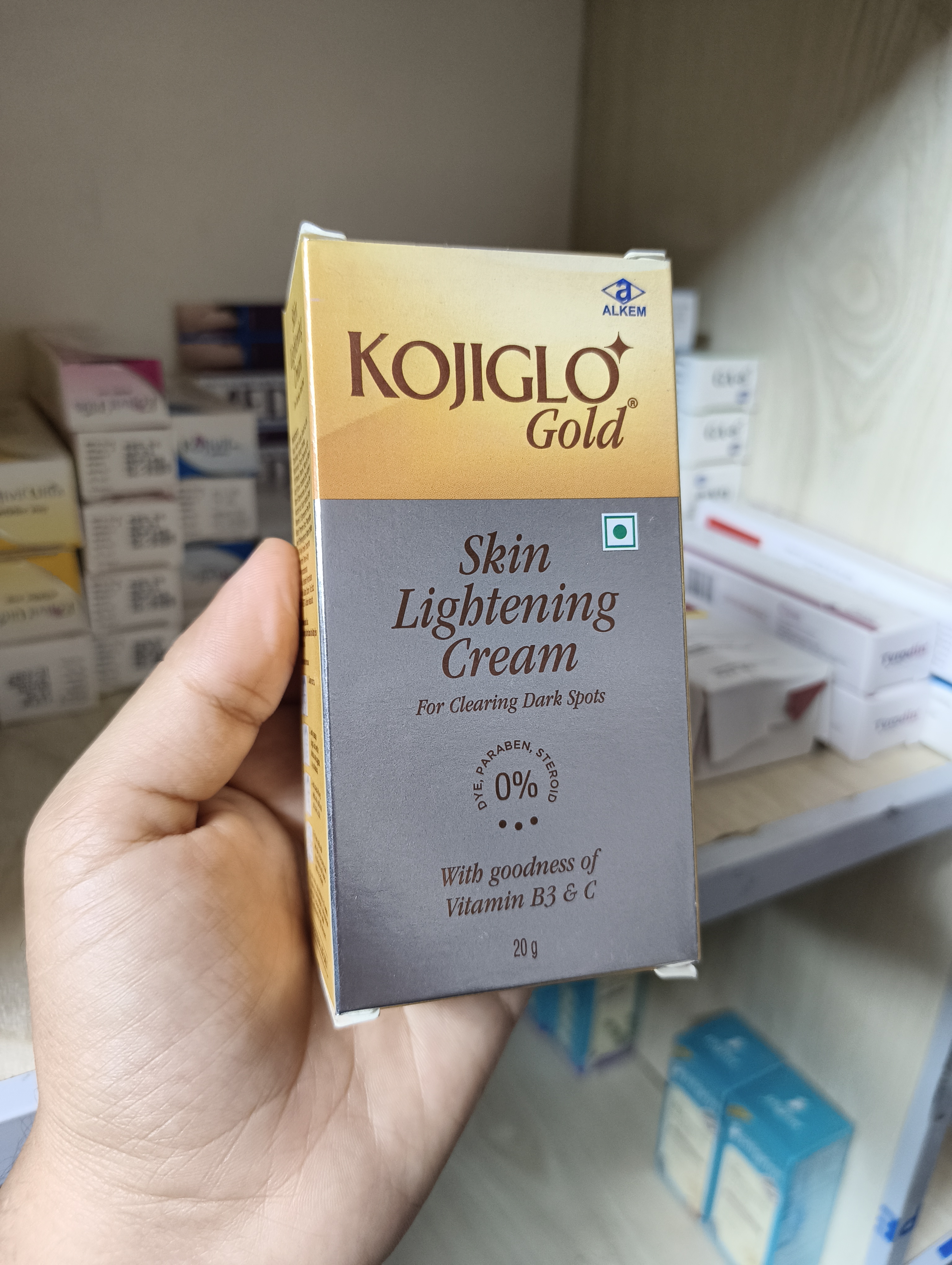 Kojiglo Gold Skin Lightening Cream - 20g_img_1