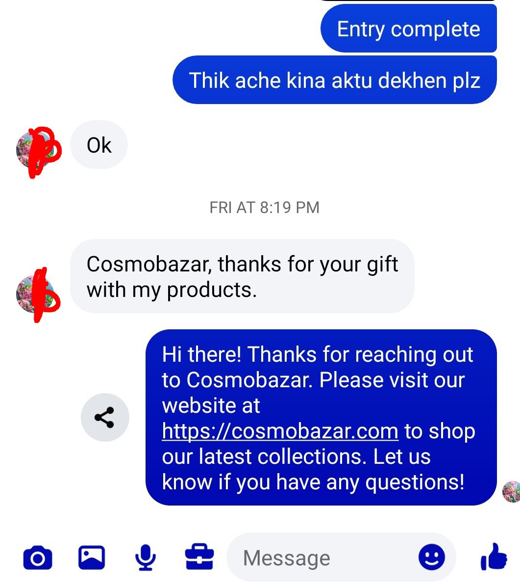 Customer review
