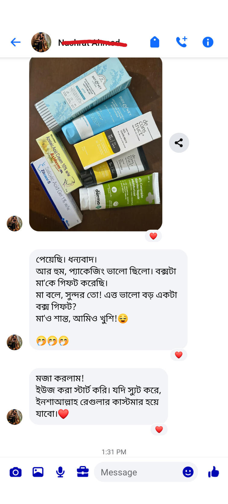 Customer review