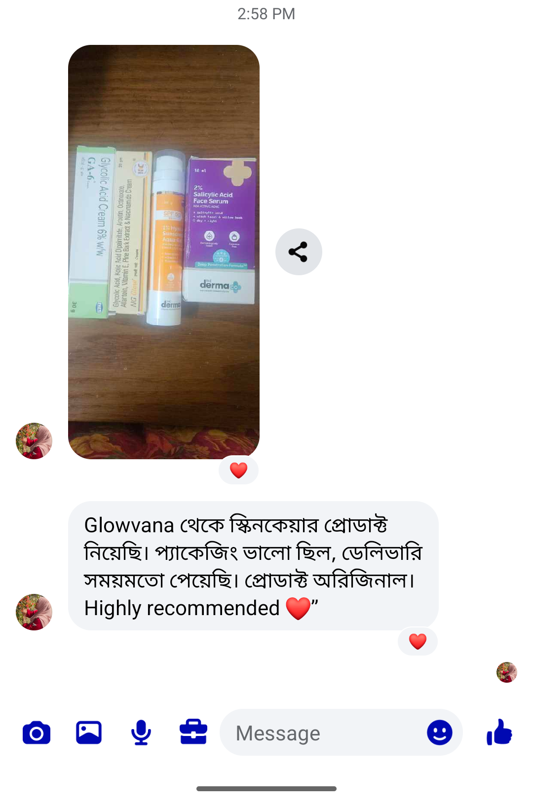 Customer review