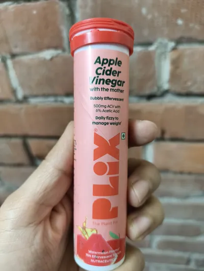 Plix Apple Cider Vinegar (with the mother) – Bubbly Effervescent (Watermelon Flavour)_img_2
