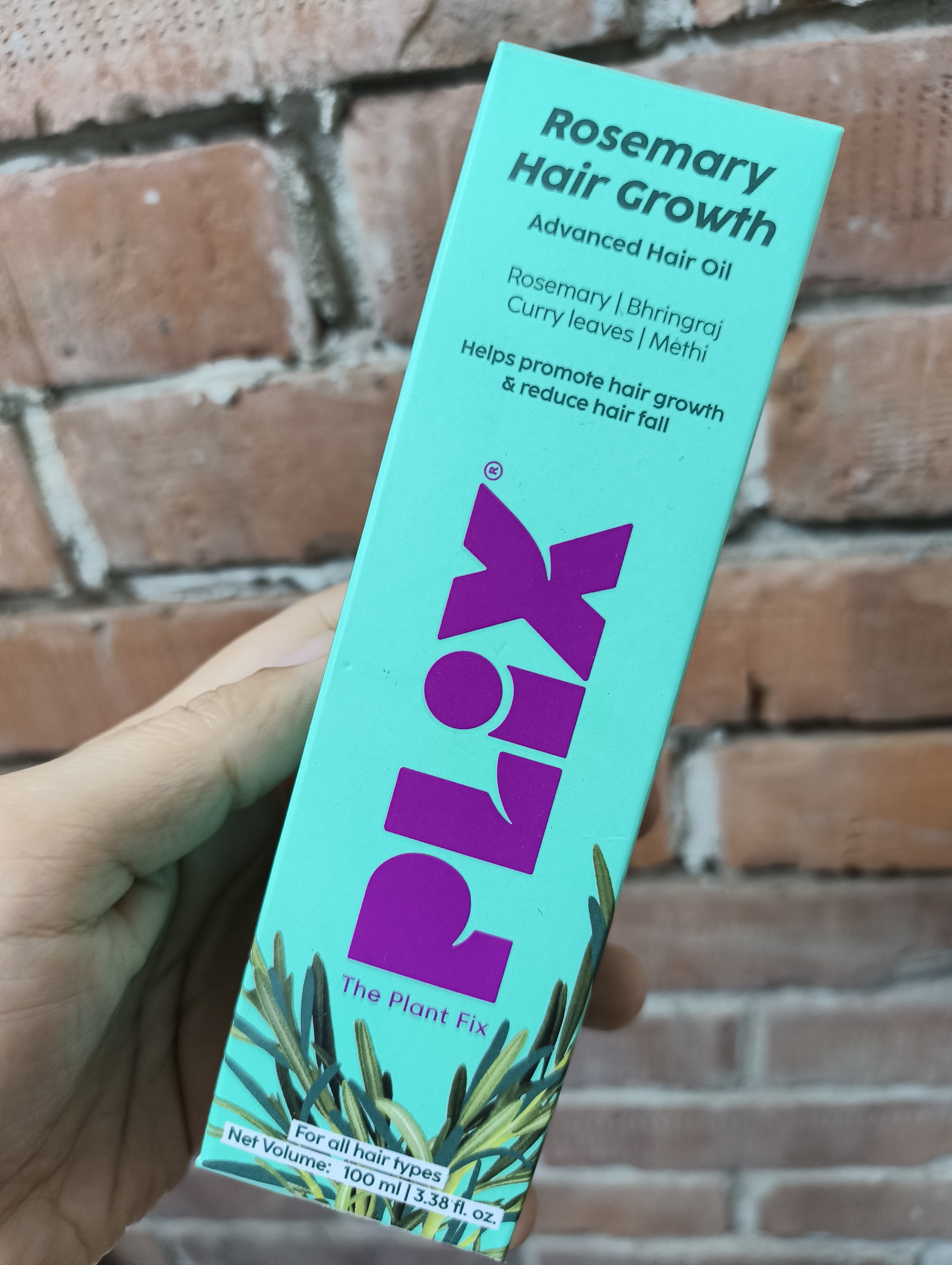 Plix Rosemary Hair Growth Advanced Hair Oil- 100ml_img_1
