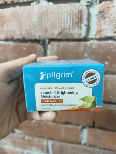 Pilgrim Australian Kakadu Plum Vitamin C Brightening Moisturizer with 3% Niacinamide & Glutathione -50g_img_1