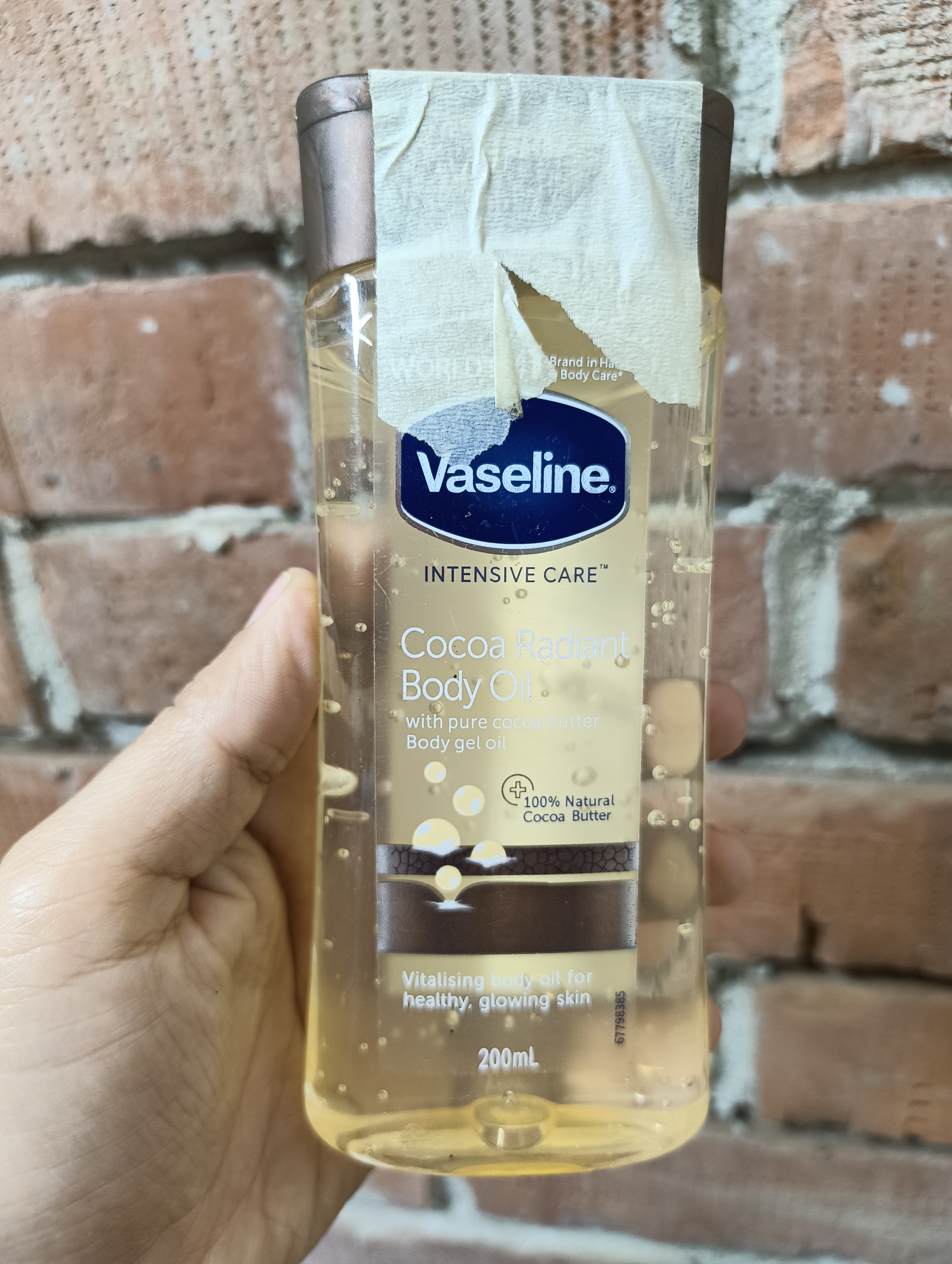 Vaseline Body Gel Oil Cocoa Radiant - 200 ml_img_1