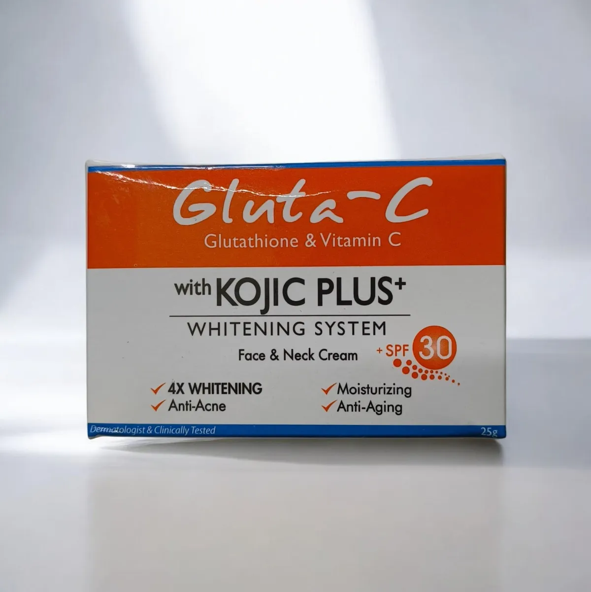 Gluta-C With Kojic Plus+ Whitening System Face & Neck Cream 25g