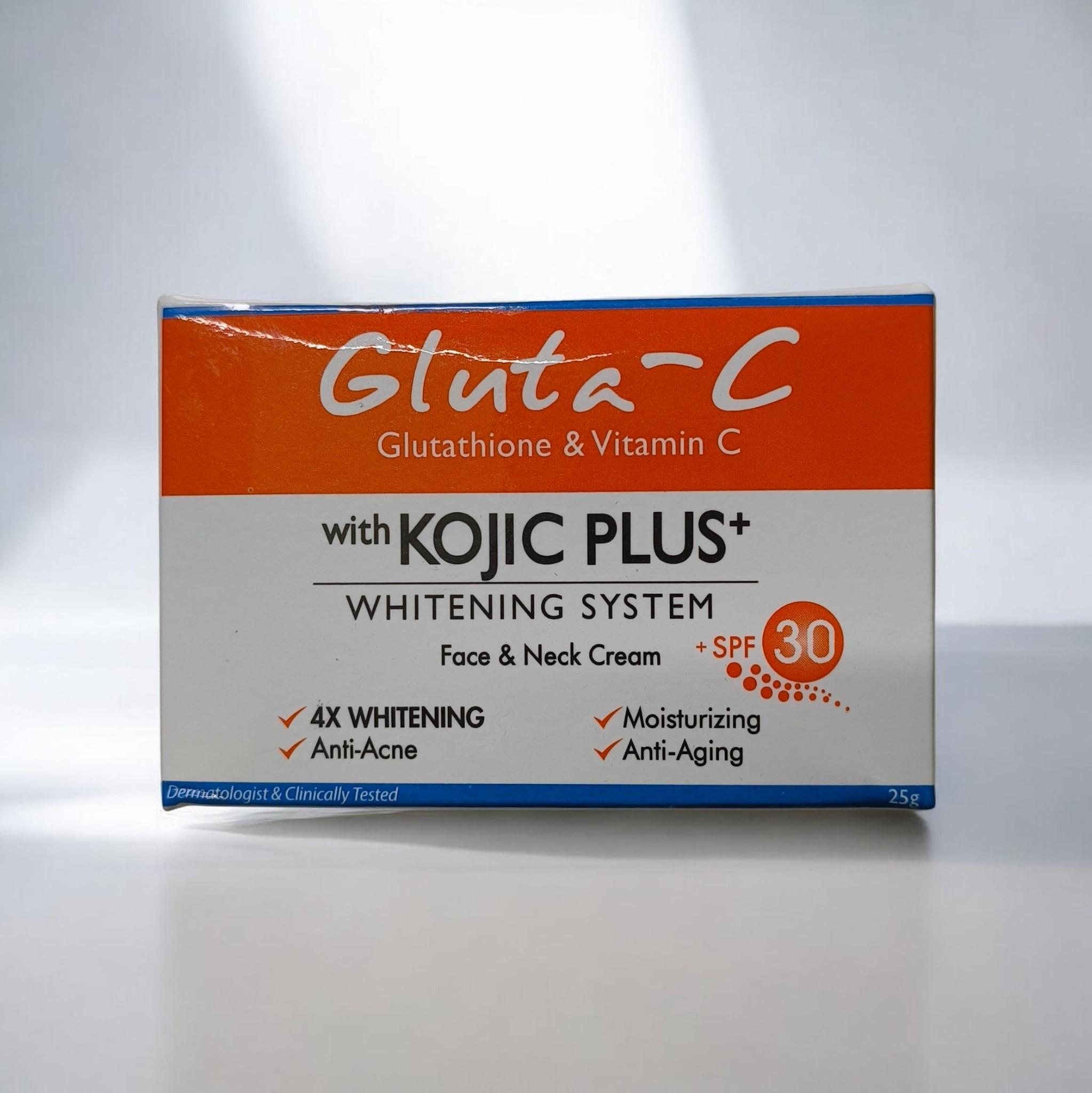 Gluta-C With Kojic Plus+ Whitening System Face & Neck Cream 25g