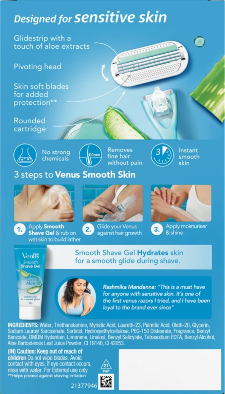 Gillette Venus Smooth Sensitive Razor_img_7