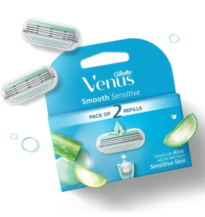 Gillette Venus Smooth Sensitive Pack Of 2 Refills_img_0