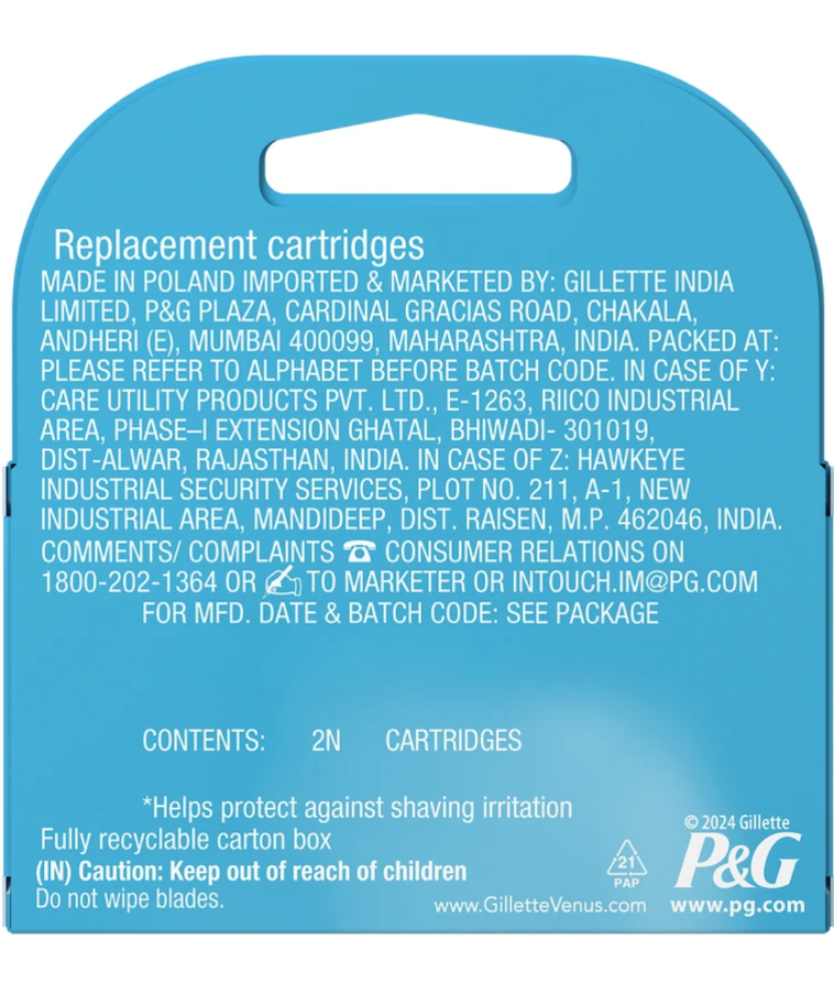 Gillette Venus Smooth Sensitive Pack Of 2 Refills_img_2