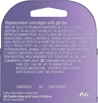 Gillette Venus Comfortglide Pack Of 2 Refills_img_8