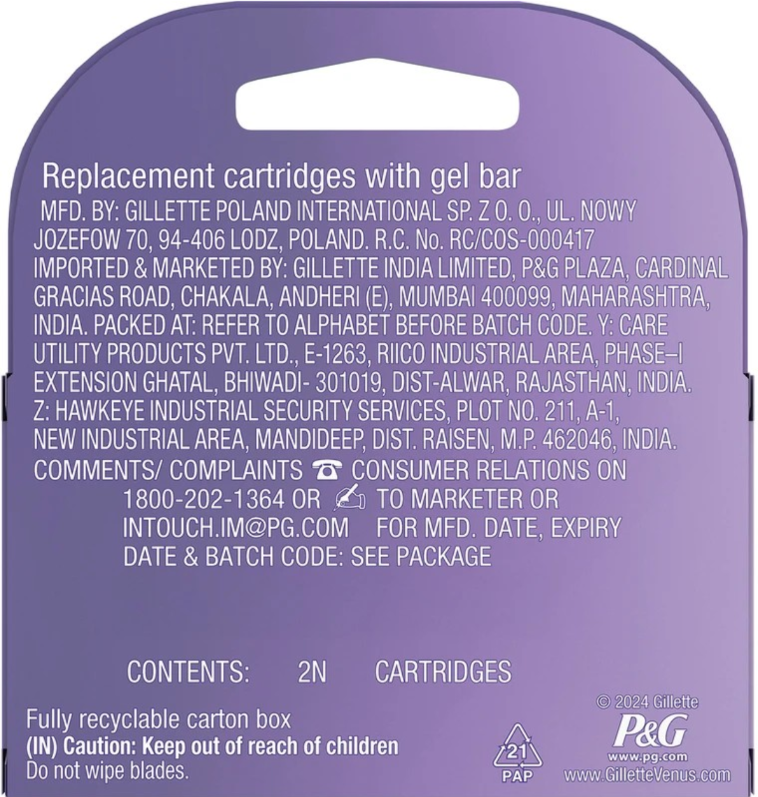 Gillette Venus Comfortglide Pack Of 2 Refills_img_8
