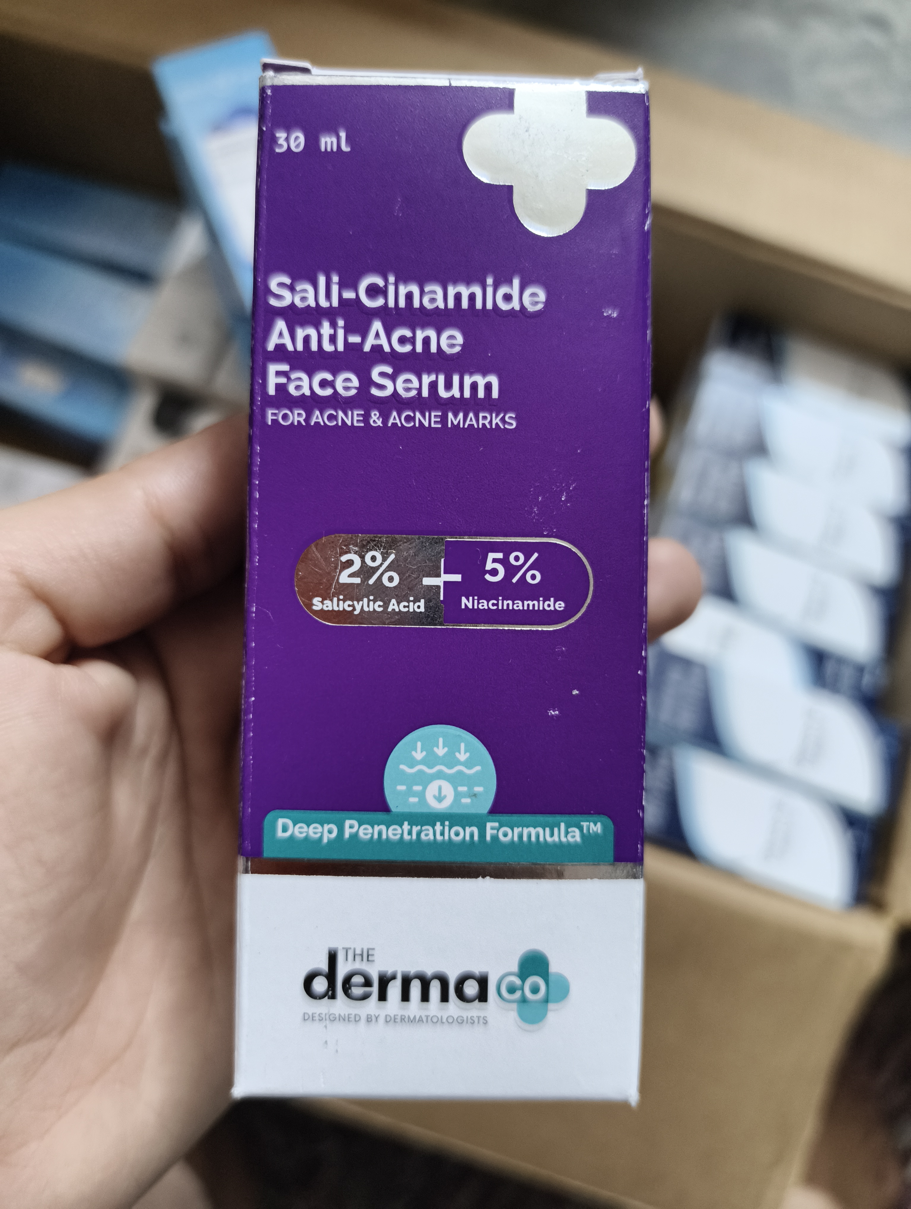 Derma Co Sali-Cinamide Anti-Acne Face Serum 30ml_img_1