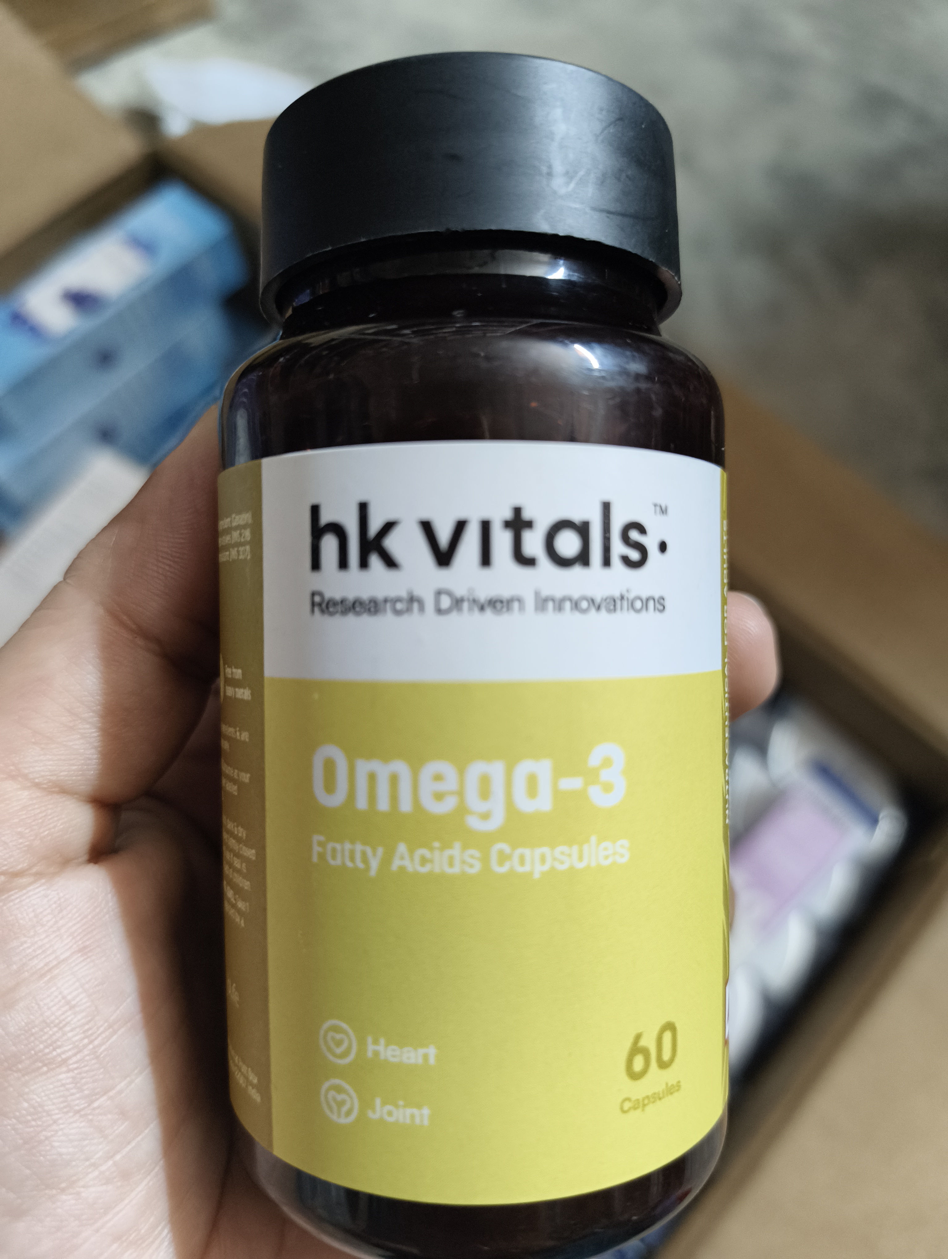 hk vitals Omega-3 Fatty Acid Capsules 60's_img_1
