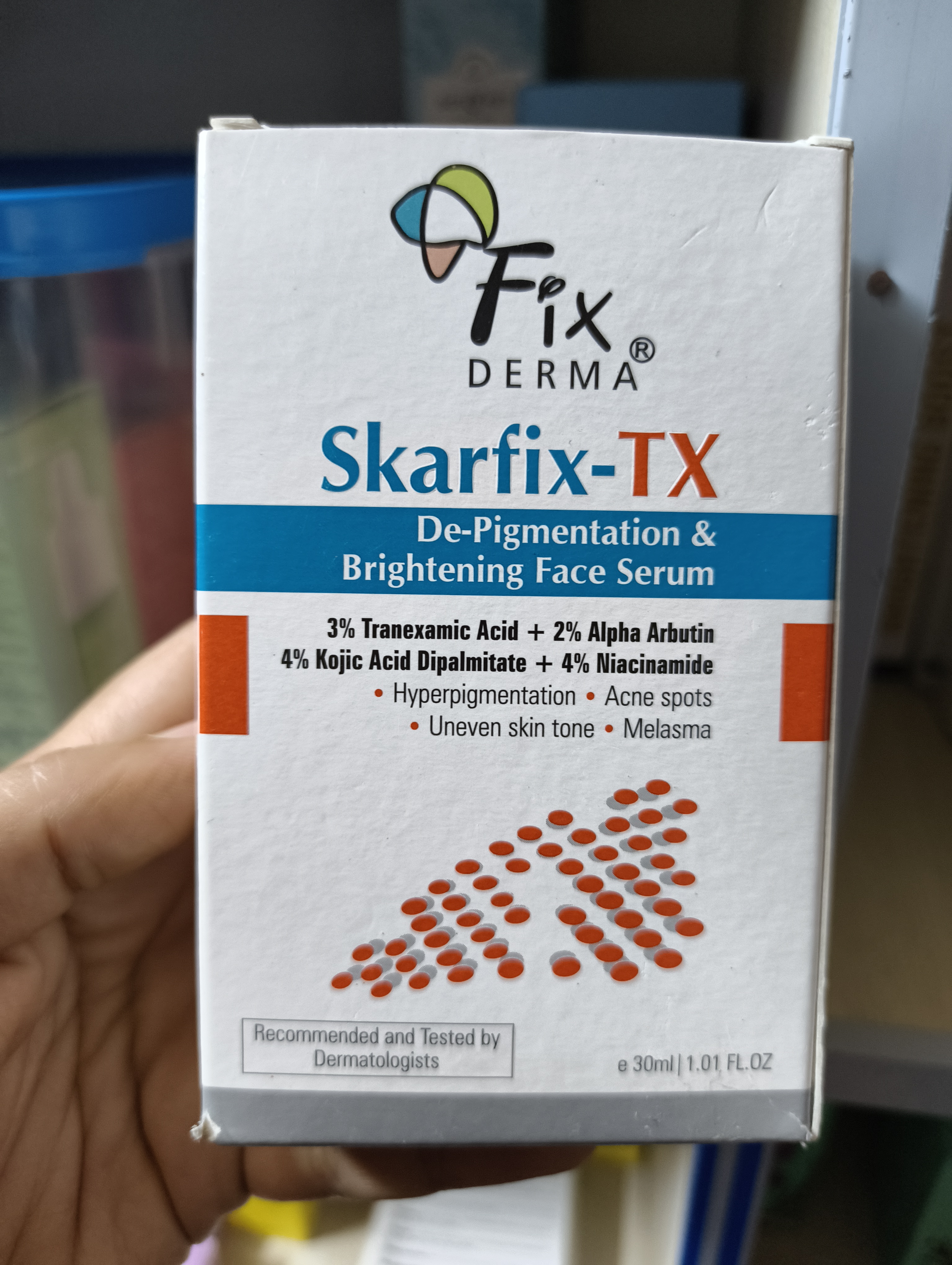 Fixderma Skarfix - TX De-Pigmentation & Brightening Face Serum - 30ml_img_1
