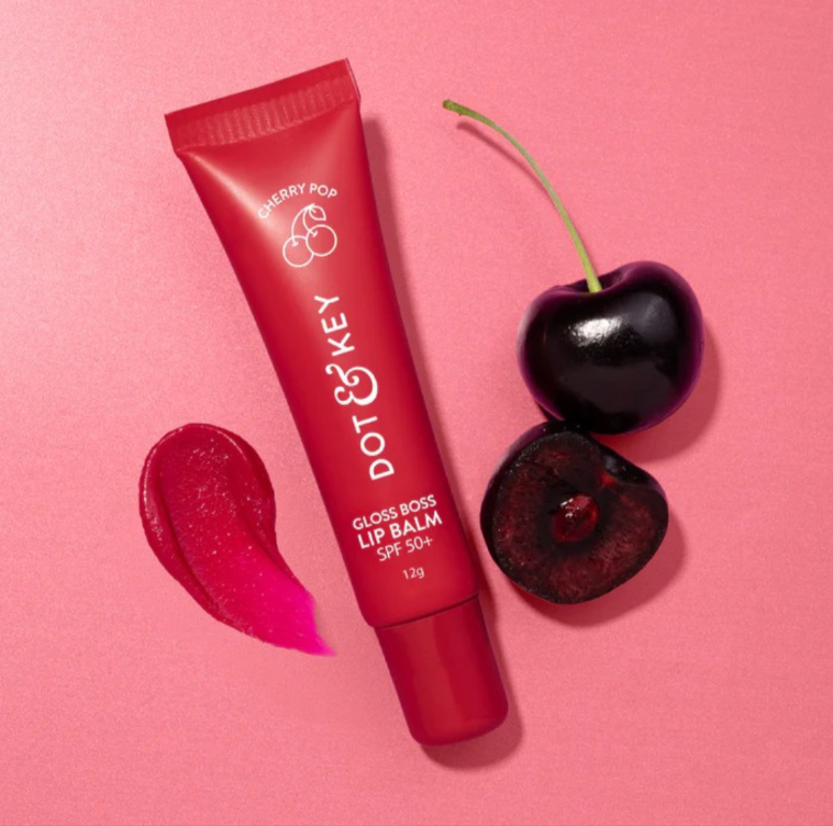 Dot & Key Cherry Pop Gloss Boss Lip Balm Spf 50+ 12g