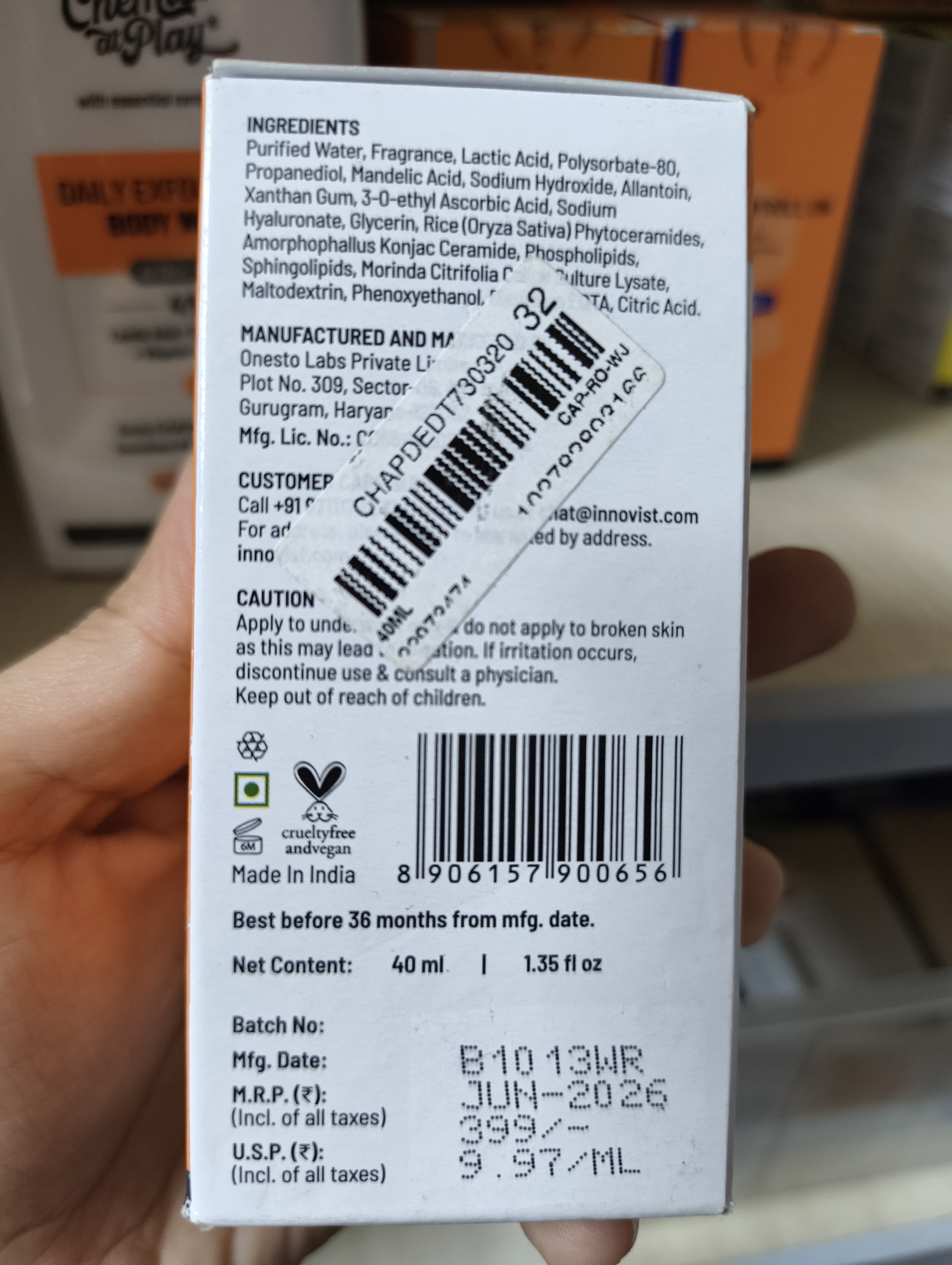 Chemist at Play 5% AHAs + Vitamin C Underarm Roll On (White Jasmine Fragrance)_img_2