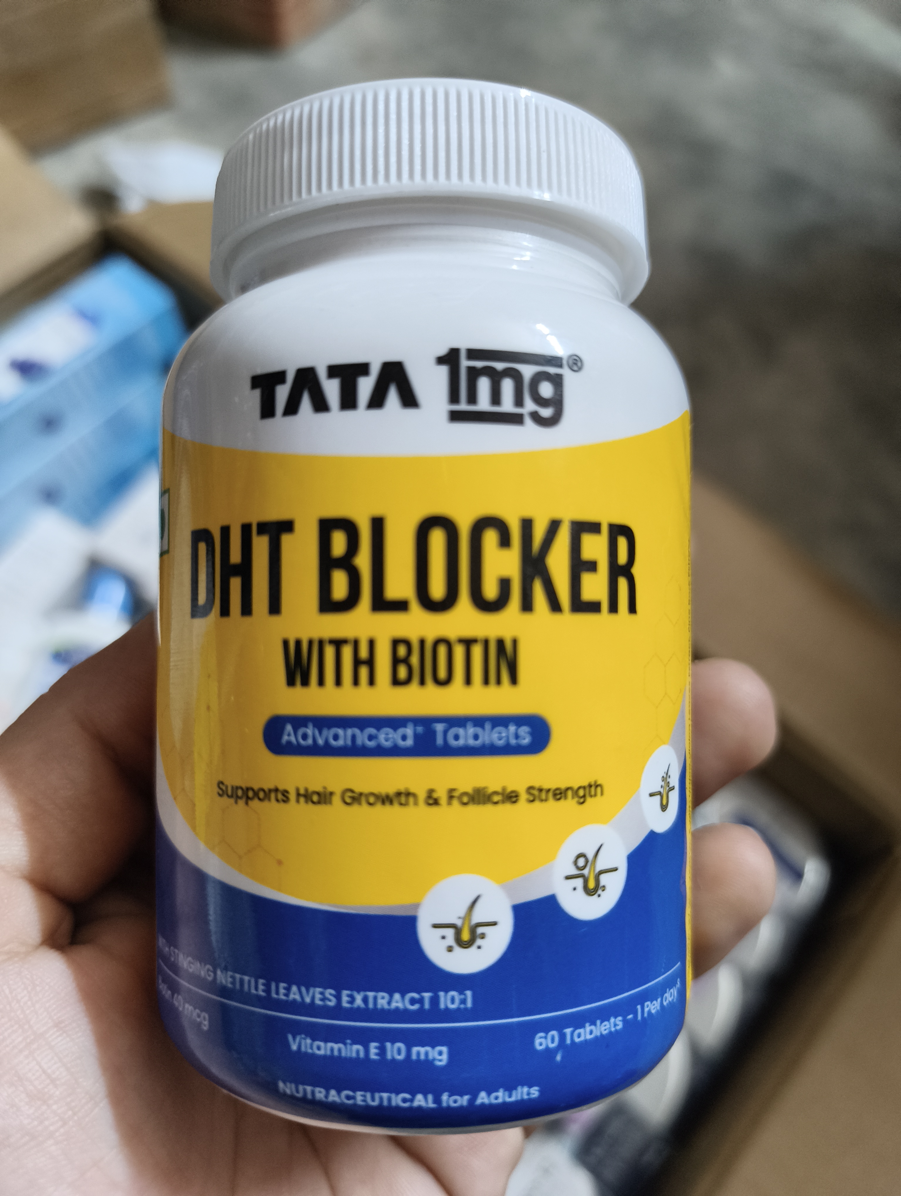Tata 1mg DHT Blocker with Biotin Tab 60's_img_1