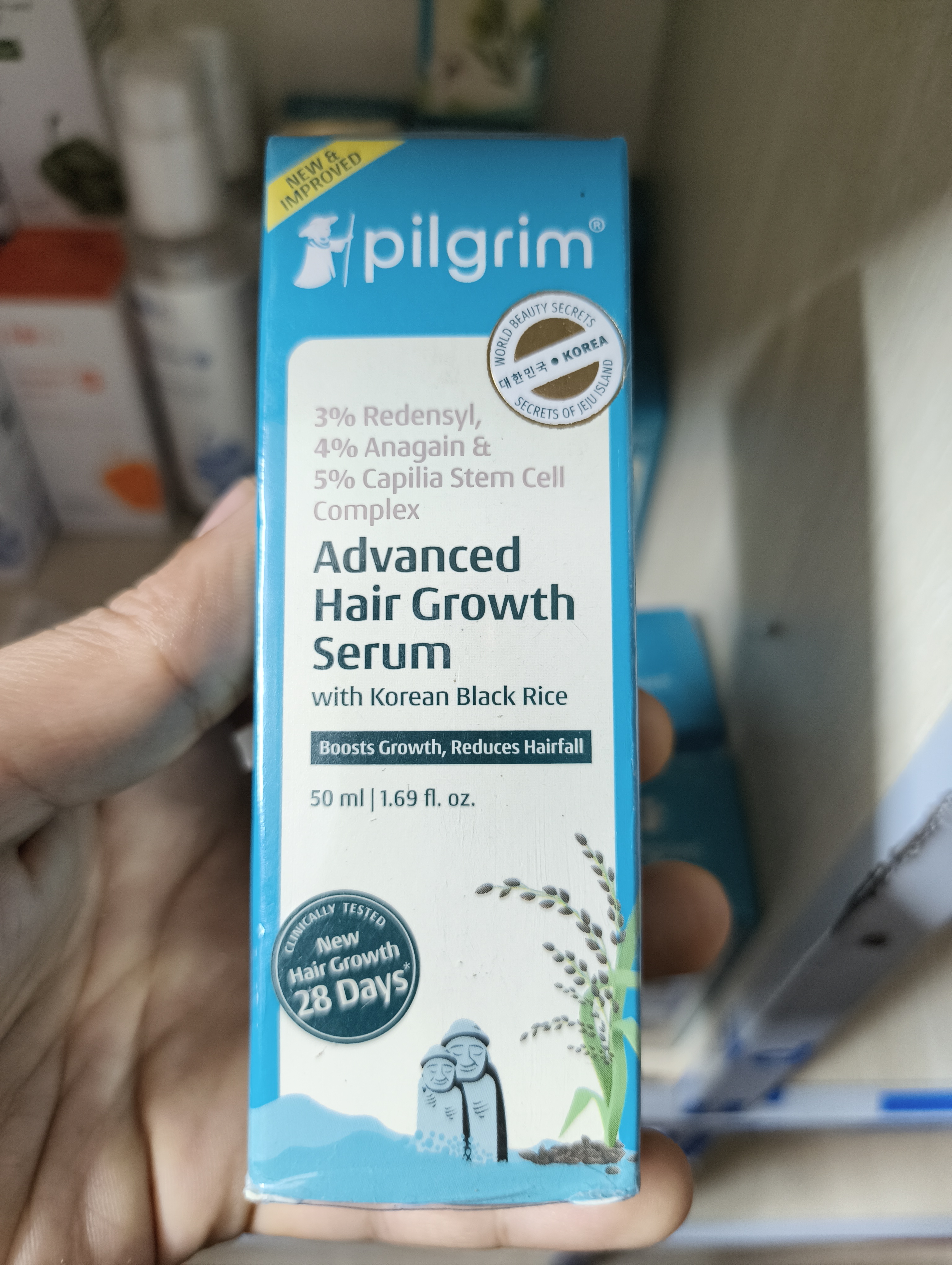 Pilgrim Advanced Hair Growth Serum With Korean Black Rice - 50ml_img_1