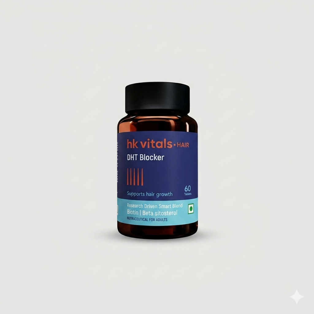 hk vitals DHT Blocker, Supports Hair Growth Tab 60's_img_0
