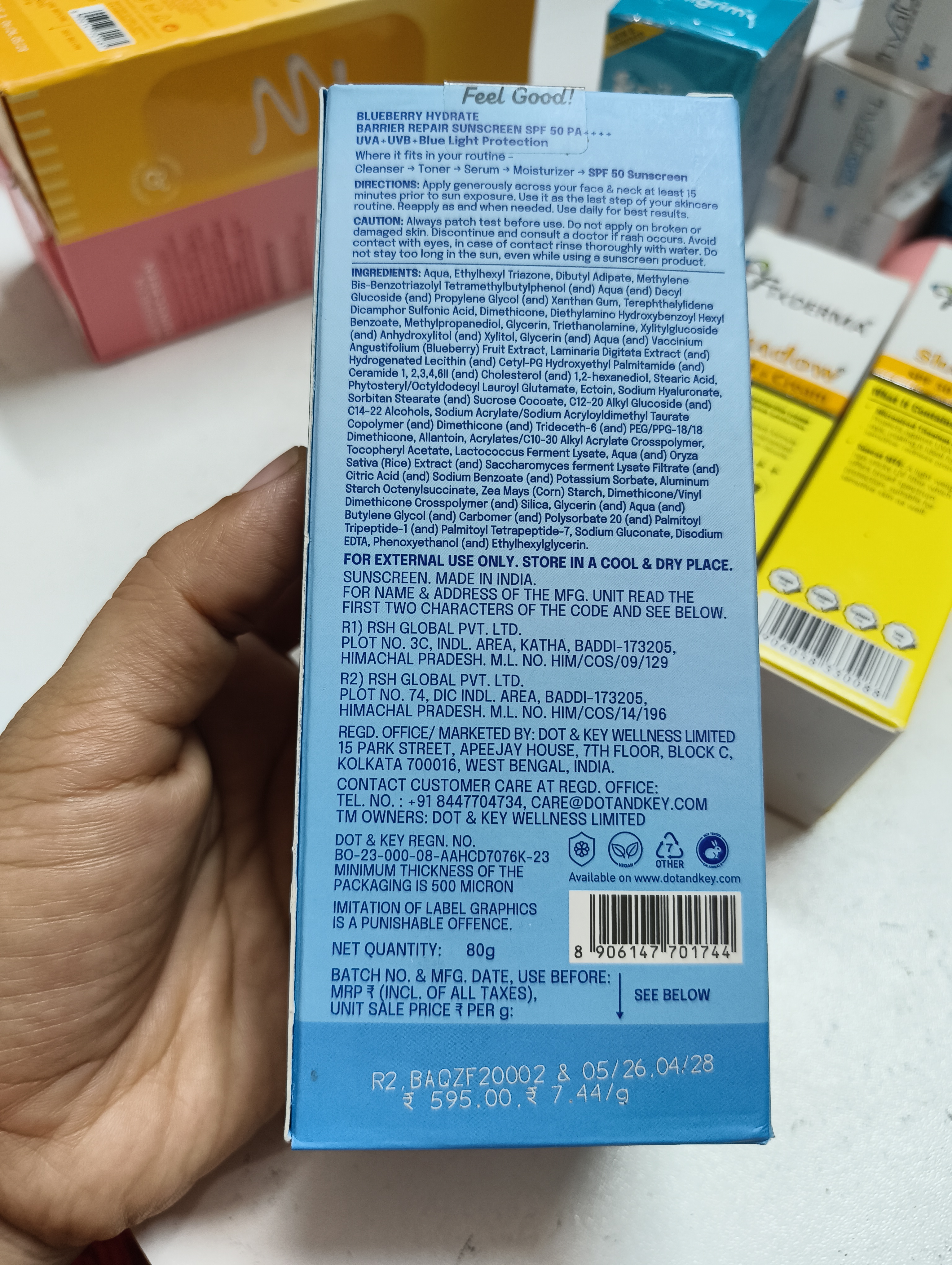 Dot & Key Blueberry Hydrate Barrier Repair Sunscreen 80g_img_1