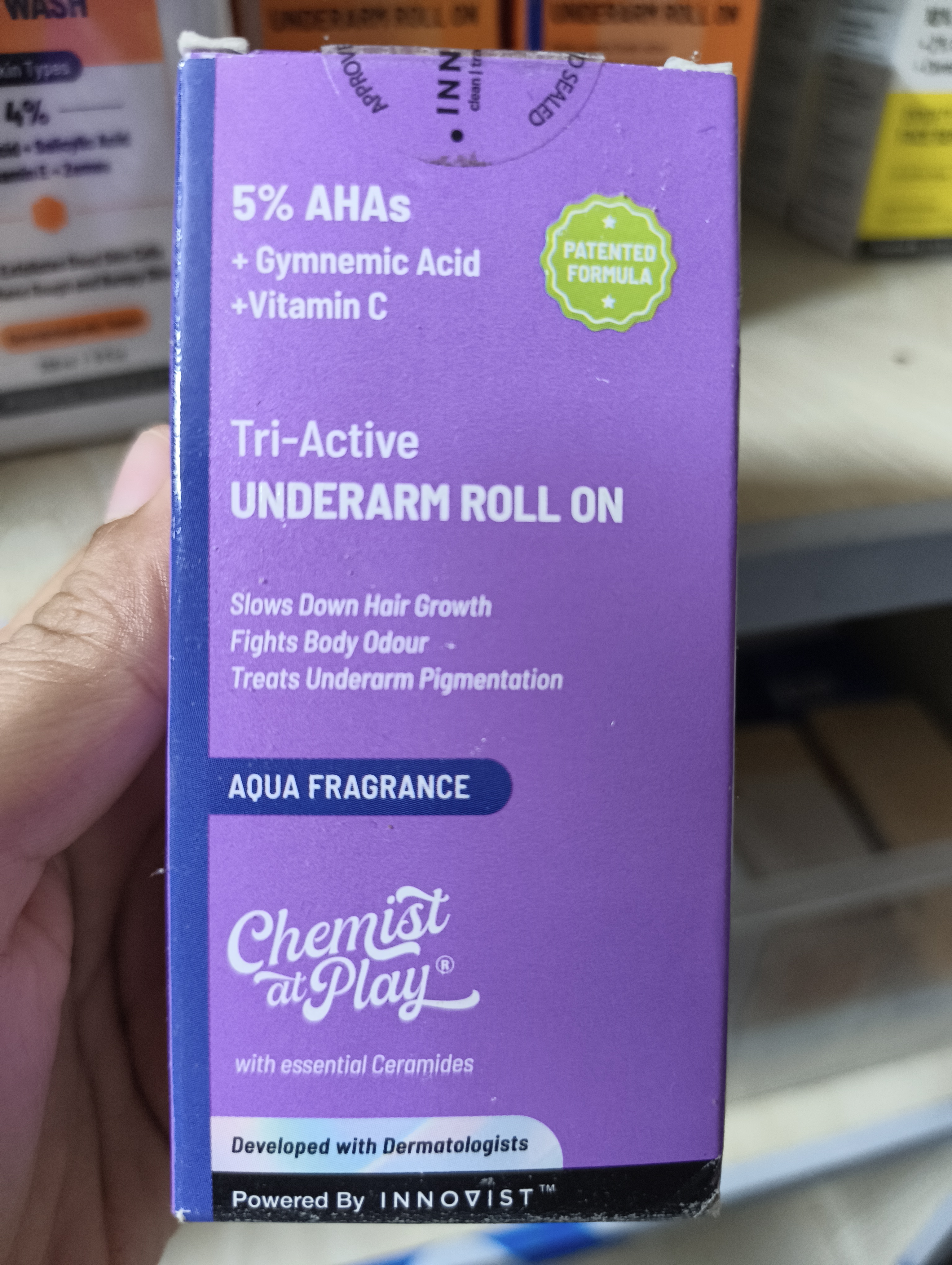 Chemist at Play Tri-Active Underarm Roll On - 40ml_img_2