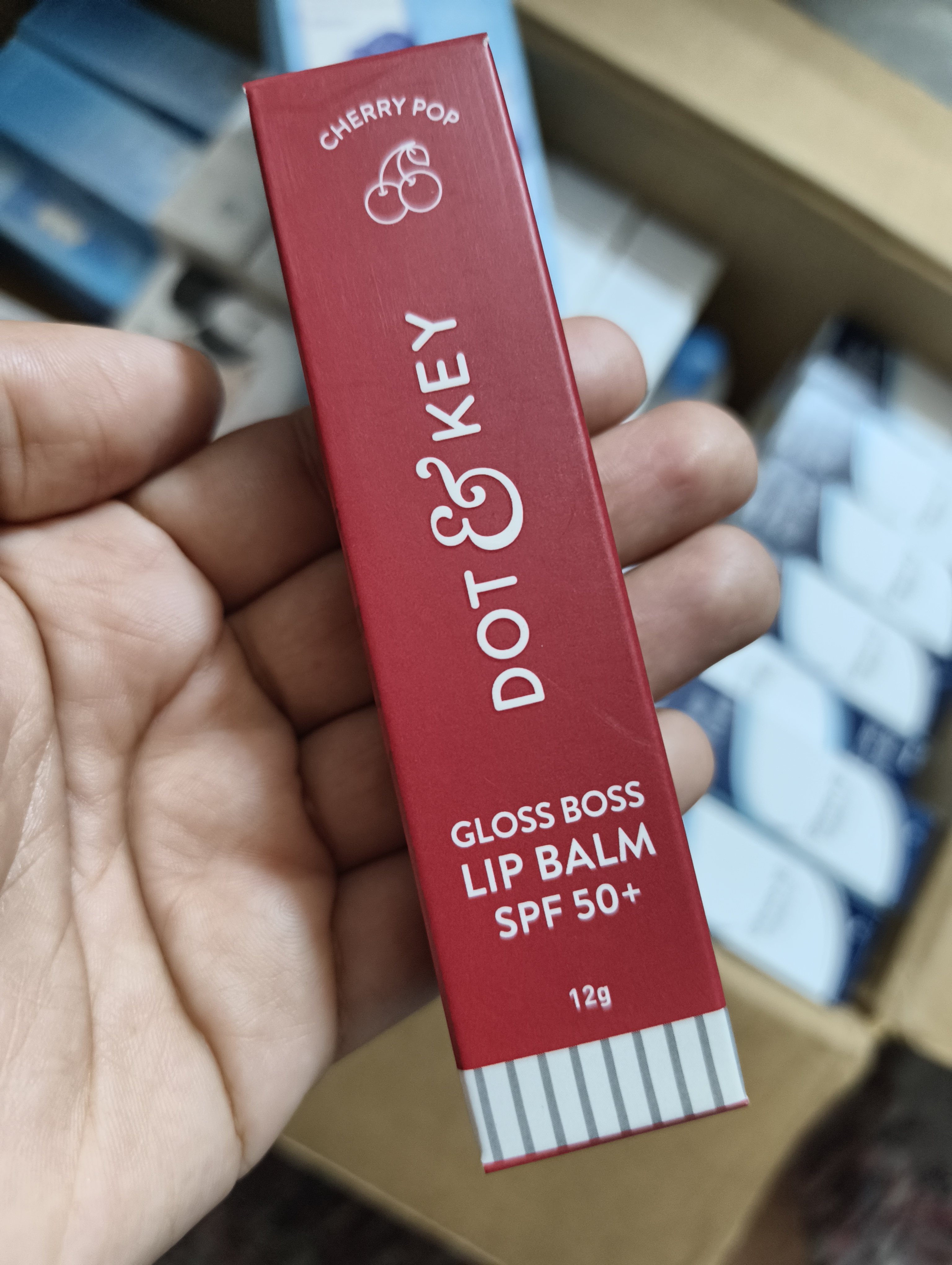 Dot & Key Cherry Pop Gloss Boss Lip Balm Spf 50+ 12g_img_1