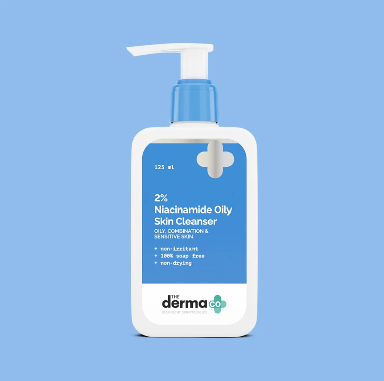 Derma Co 2% Niacinamide Oily-Skin Cleanser 125ml
