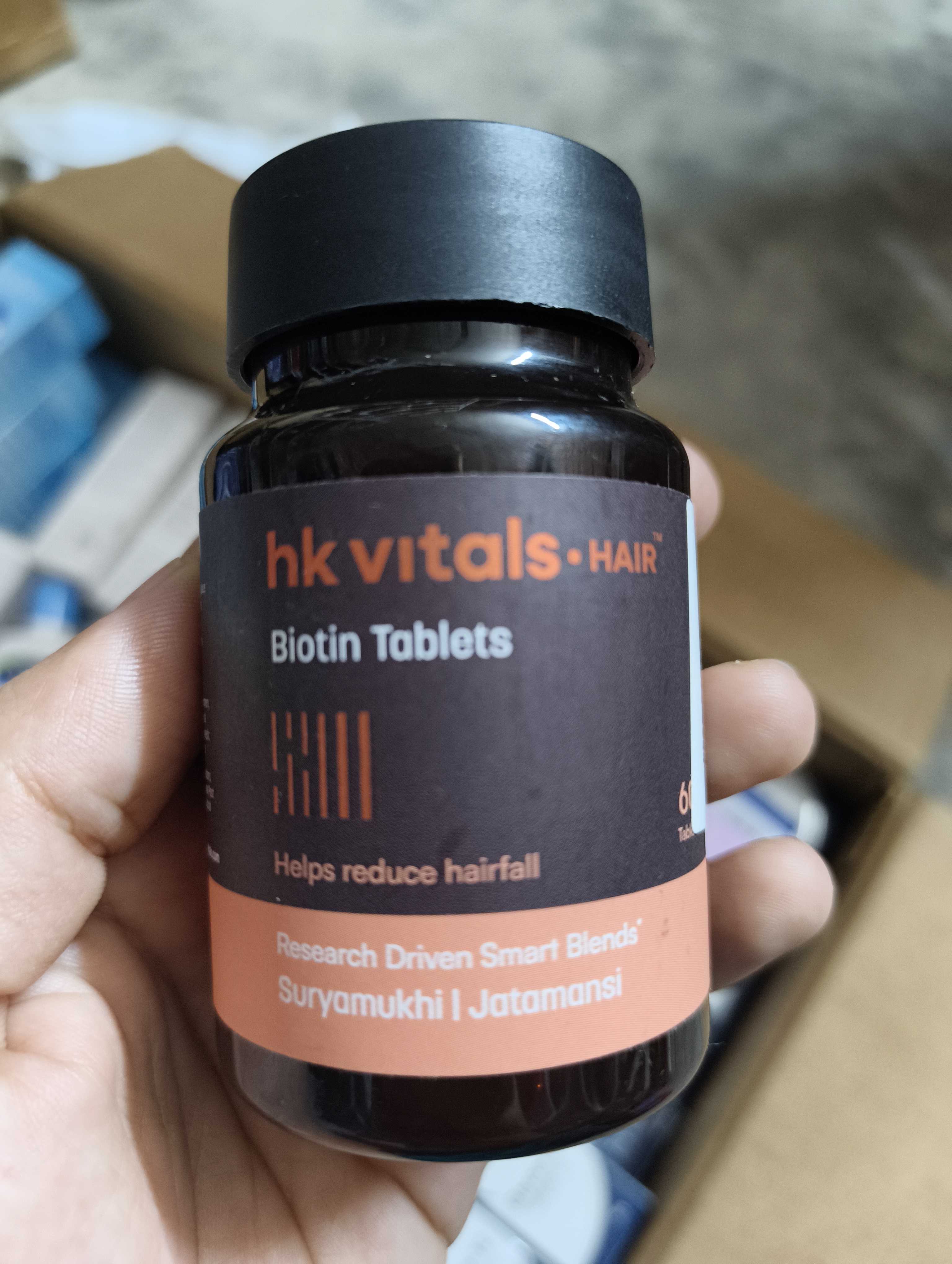 hk vitals Hair Biotin Helps reduce hairfall Tab 60's_img_1