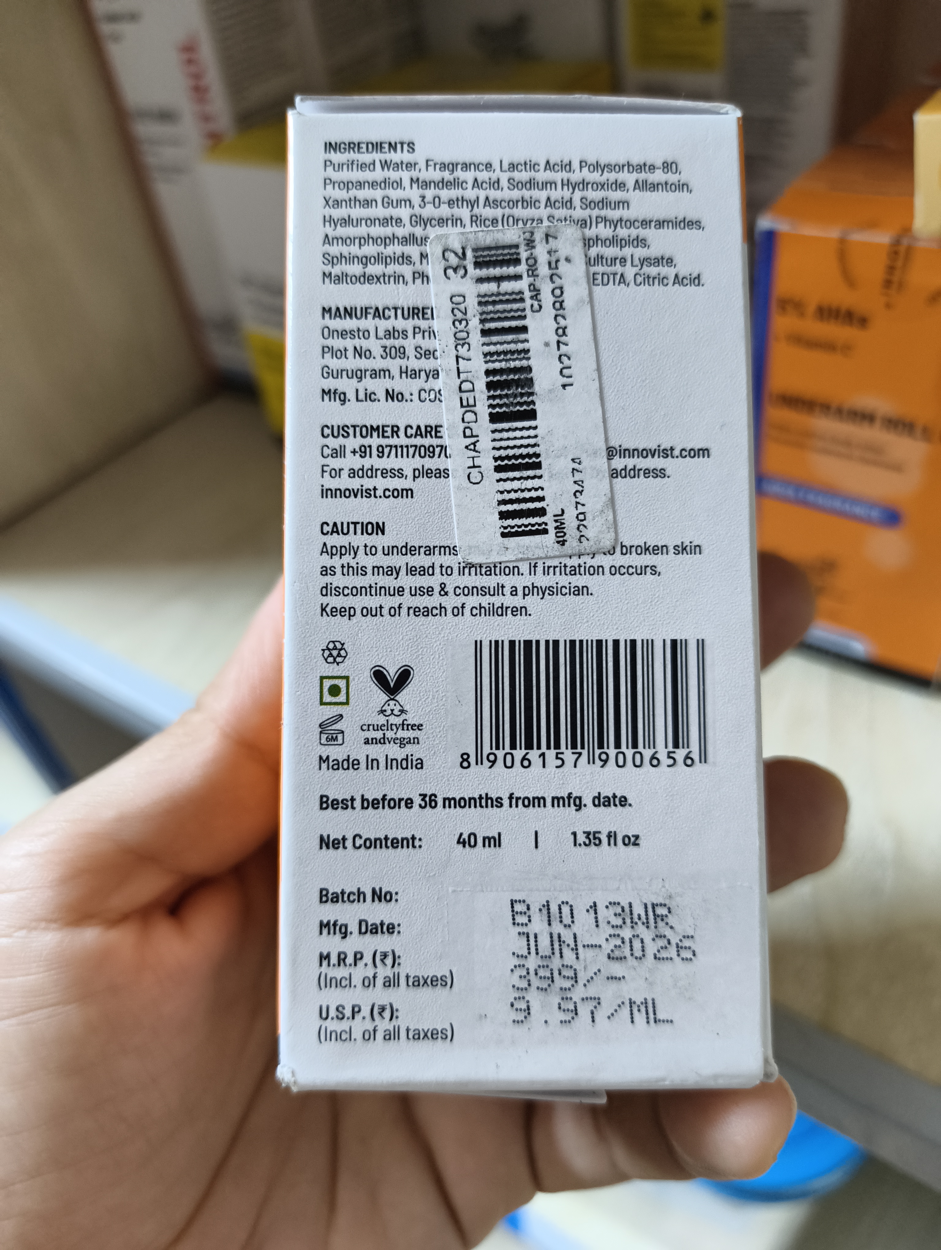 Chemist at Play 5% AHAs + Vitamin C Underarm Roll On (White Jasmine Fragrance)_img_1