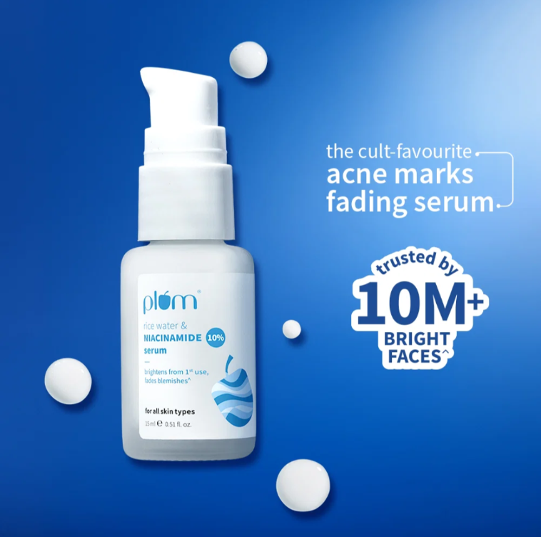 Plum Rice Water & Niacinamide 10% Serum (30ml)