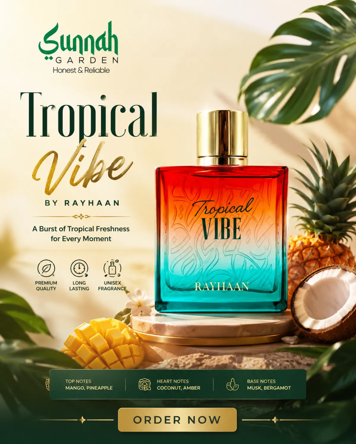 Tropical Vibe Rayhaan for women and men 100ml - Image 1
