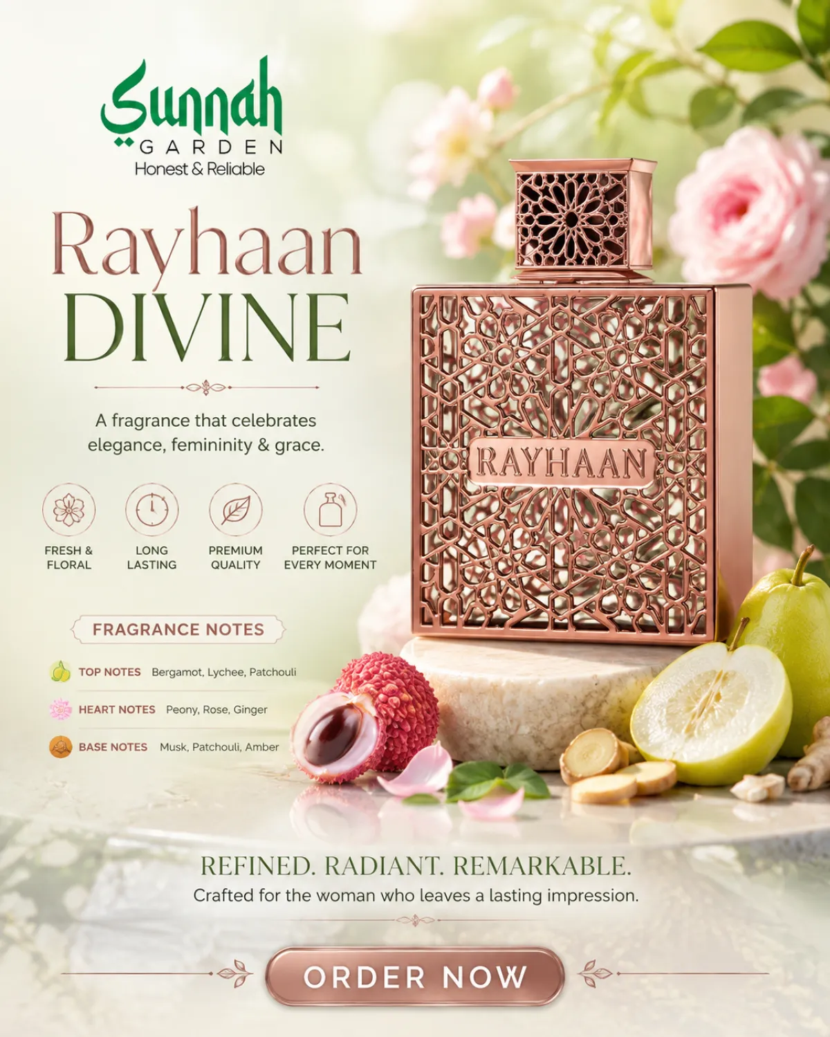 Rayhaan Divine Rayhaan for women 100ml - Image 1