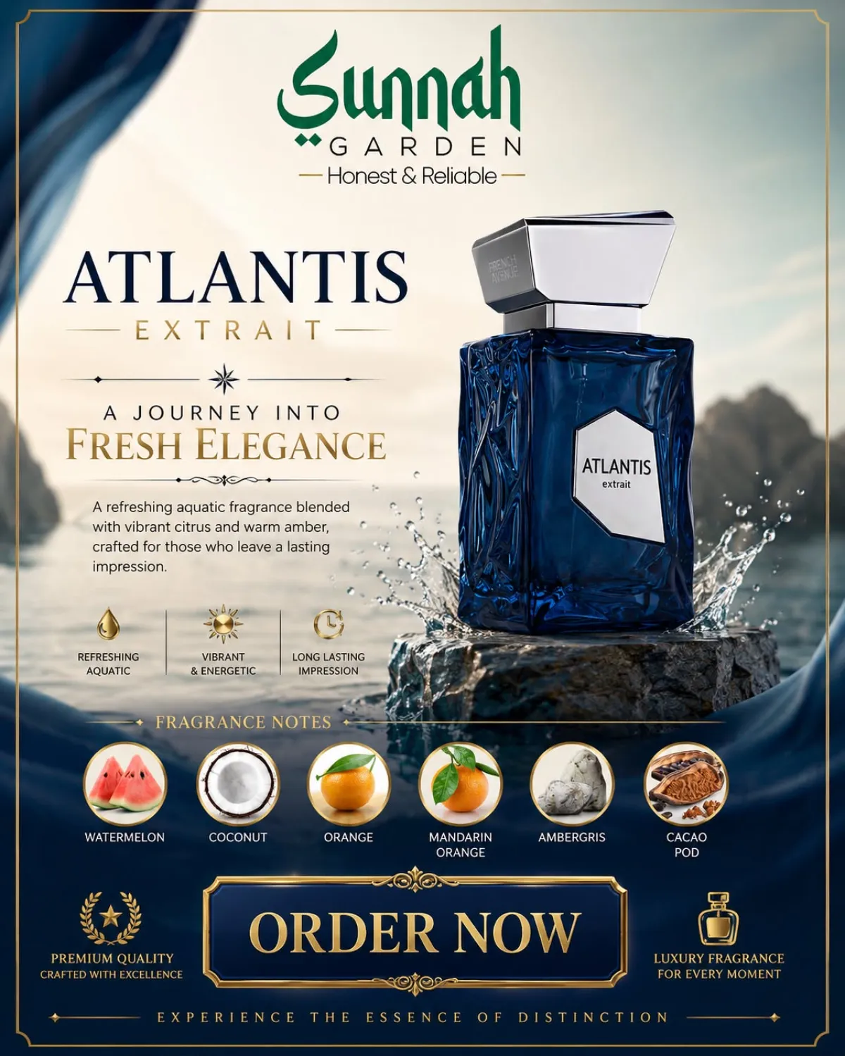 Atlantis Extrait French Avenue for women and men 100ml - Image 1