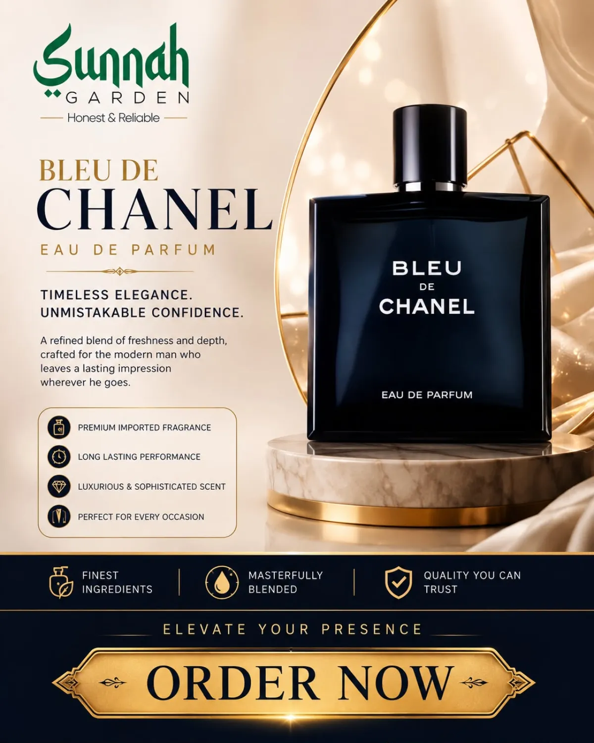 Bleu de Chanel Eau de Parfum Chanel for men 100ml - Image 1