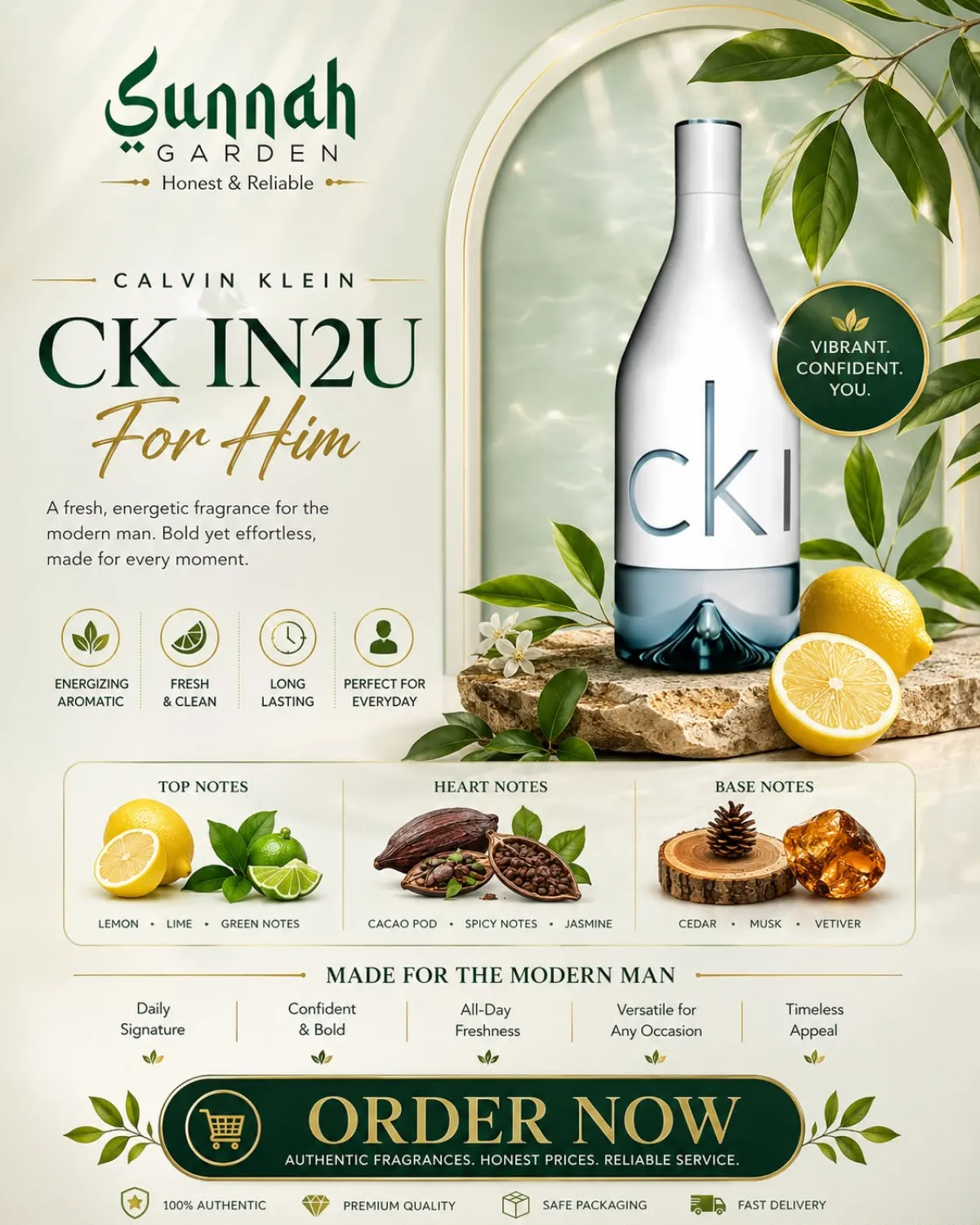 CK IN2U for Him Calvin Klein for men 100ml - Image 1