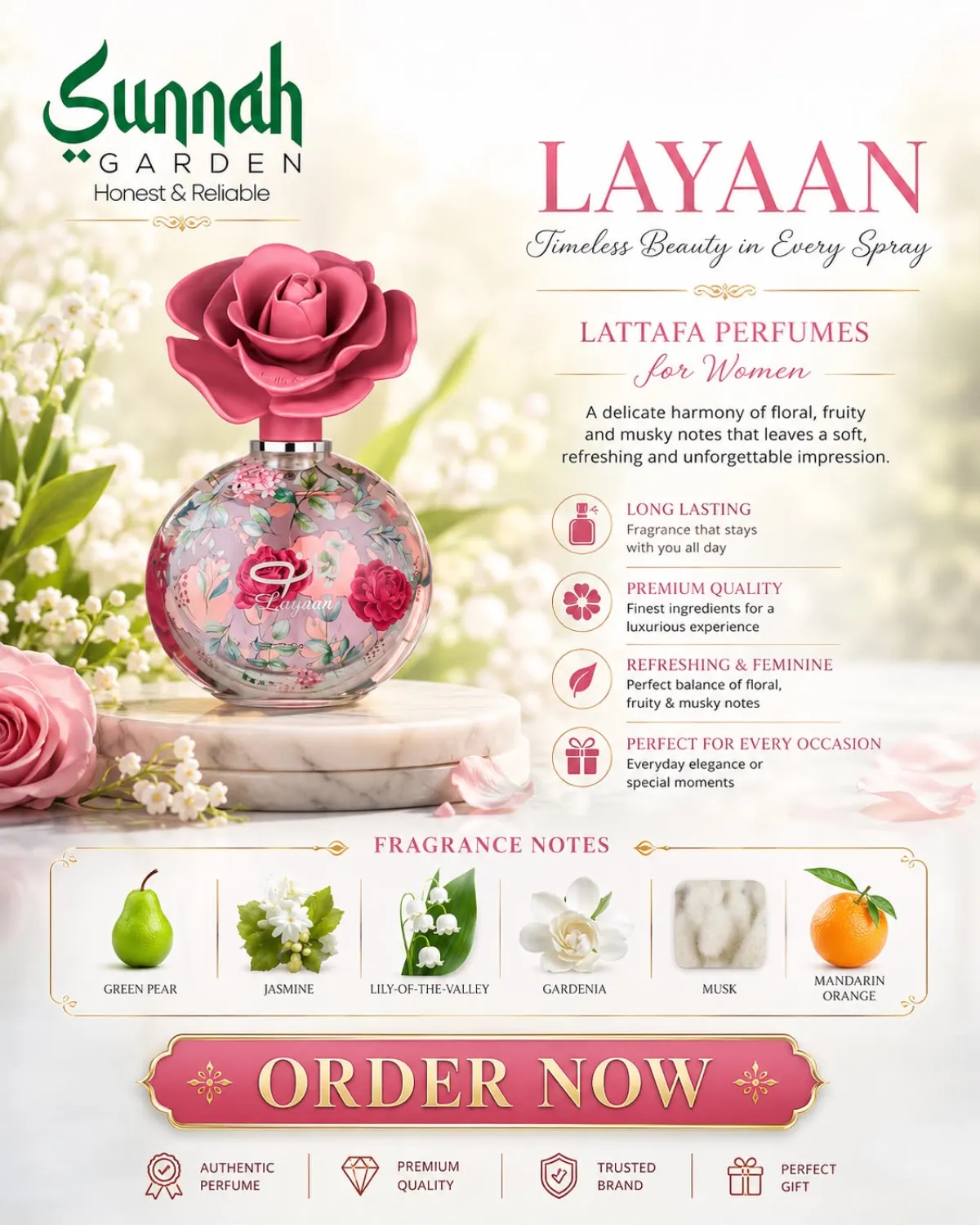 Layaan Lattafa Perfumes for women - Image 1