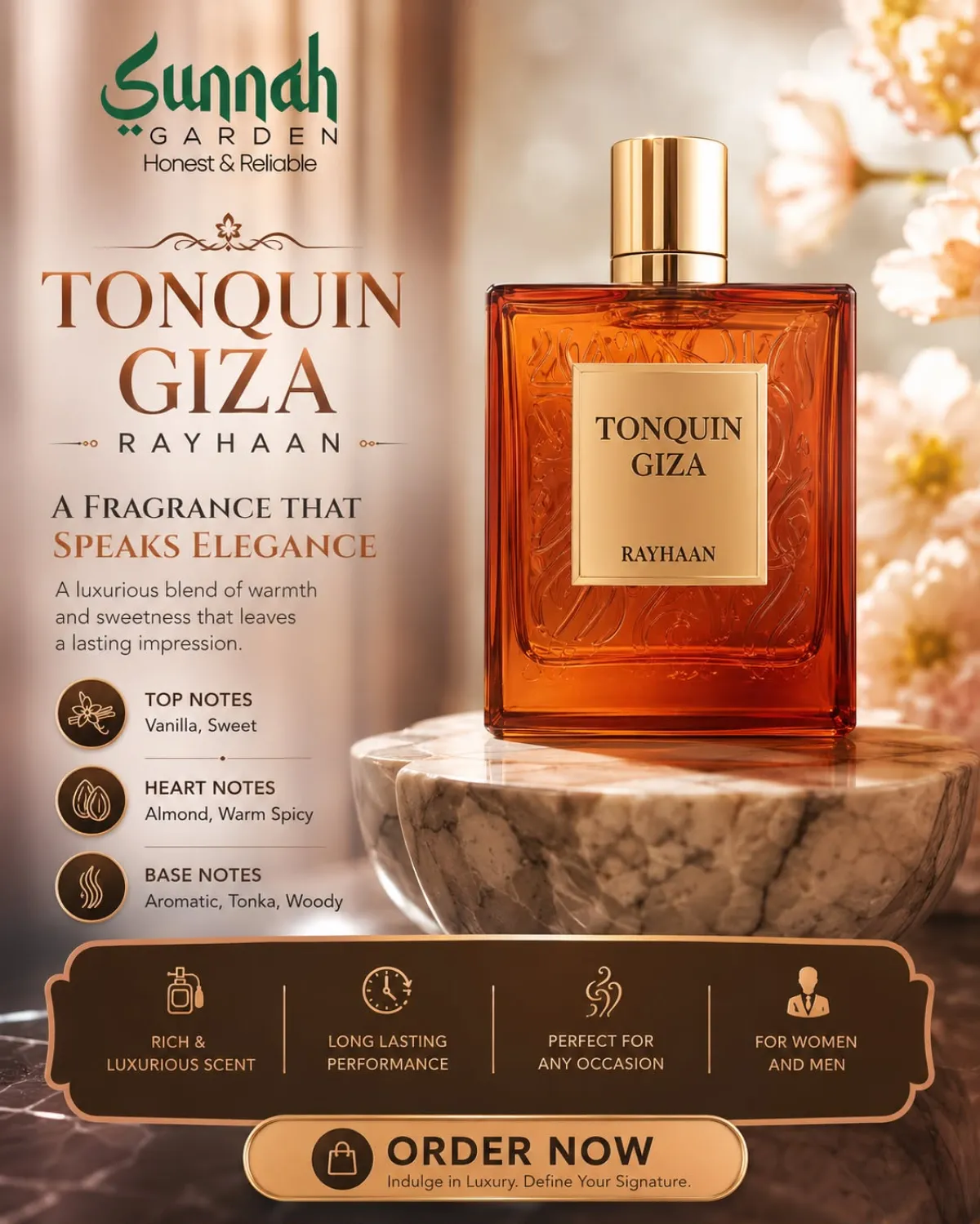 Tonquin Giza Rayhaan for women and men 100ml - Image 1