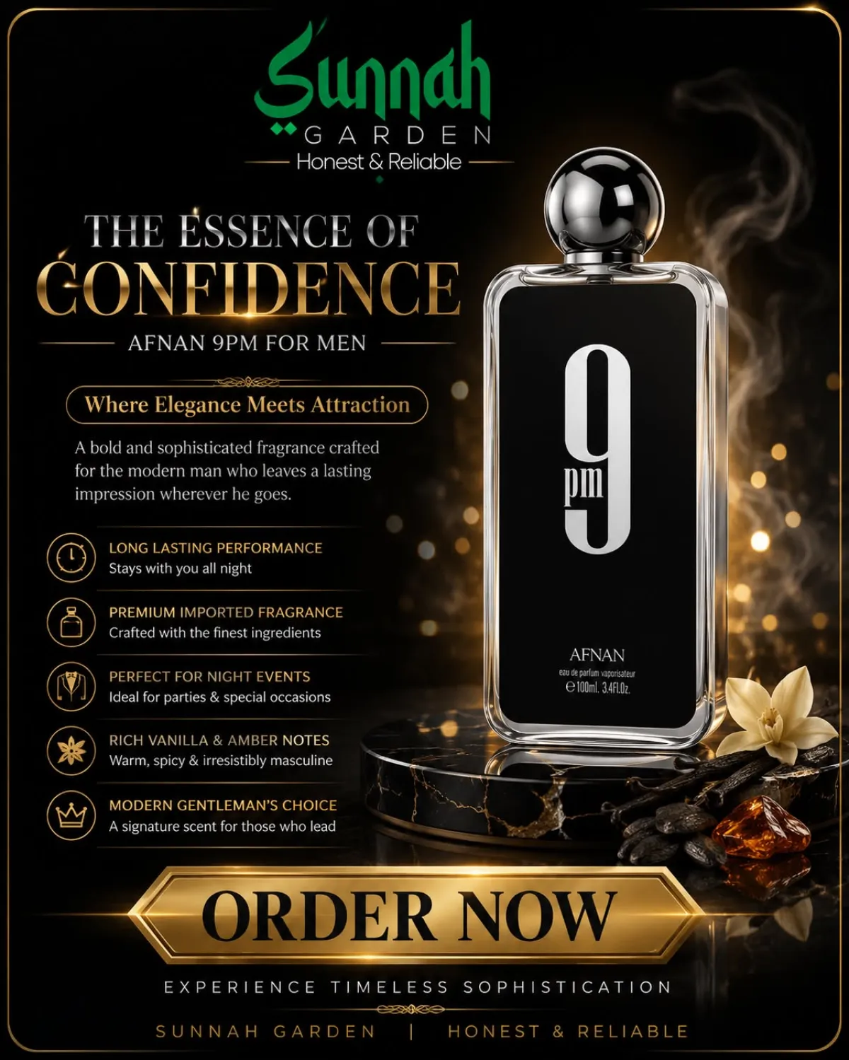 Afnan 9pm EDP for Men - Image 1