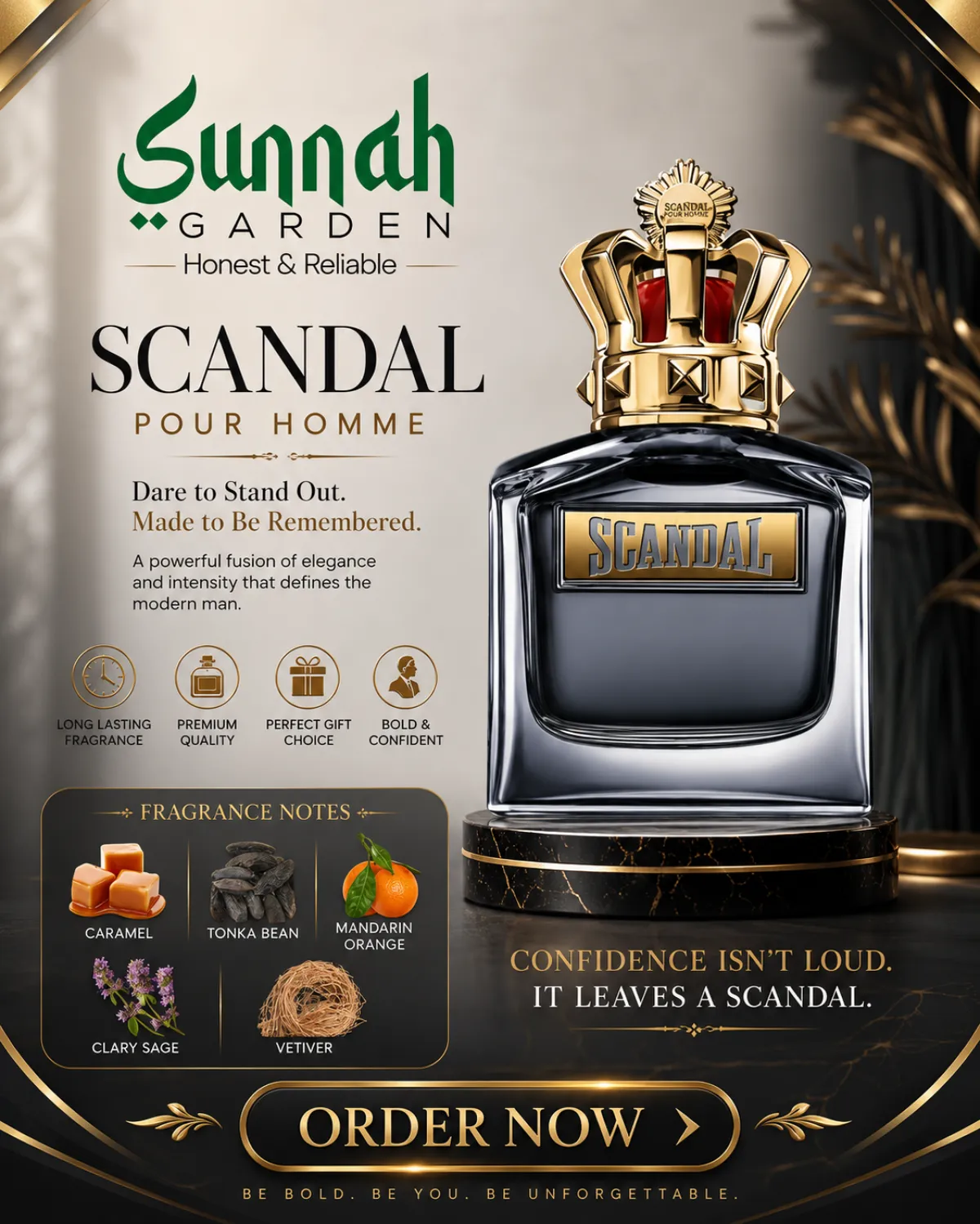 JEAN PAUL GAULTIER SCANDAL POUR HOMME EDT 150ML - Image 1