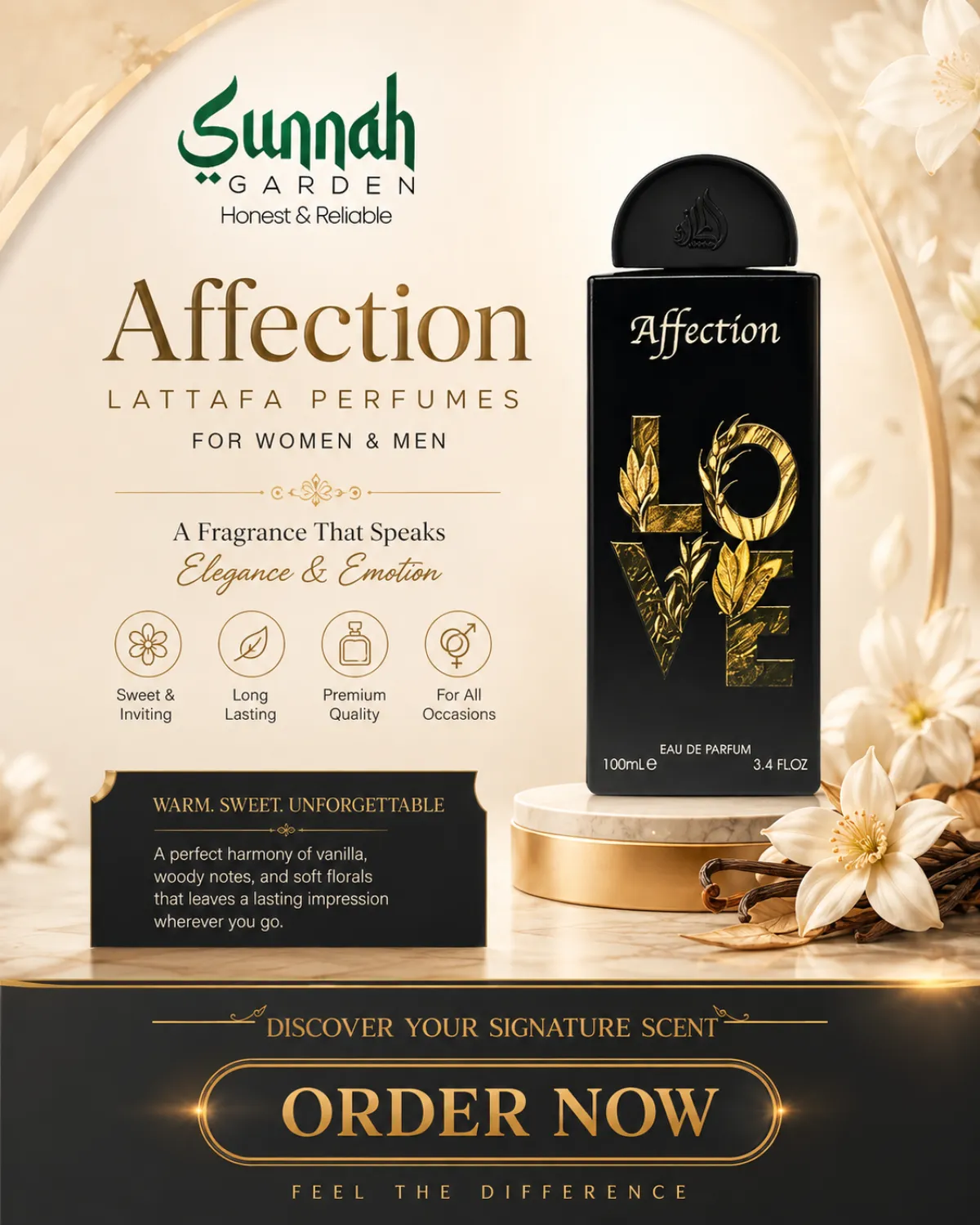 Affection Lattafa Perfumes for women and men - Image 1