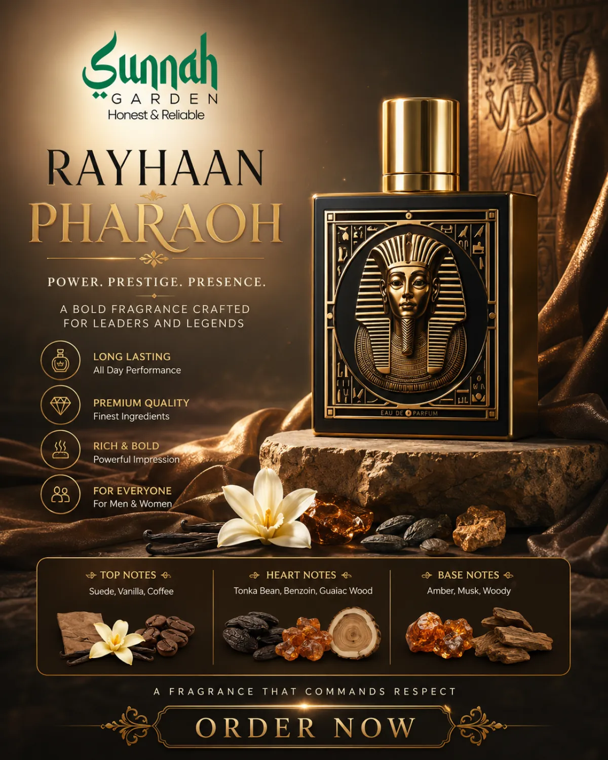 Pharaoh Rayhaan for women and men 100ml - Image 1