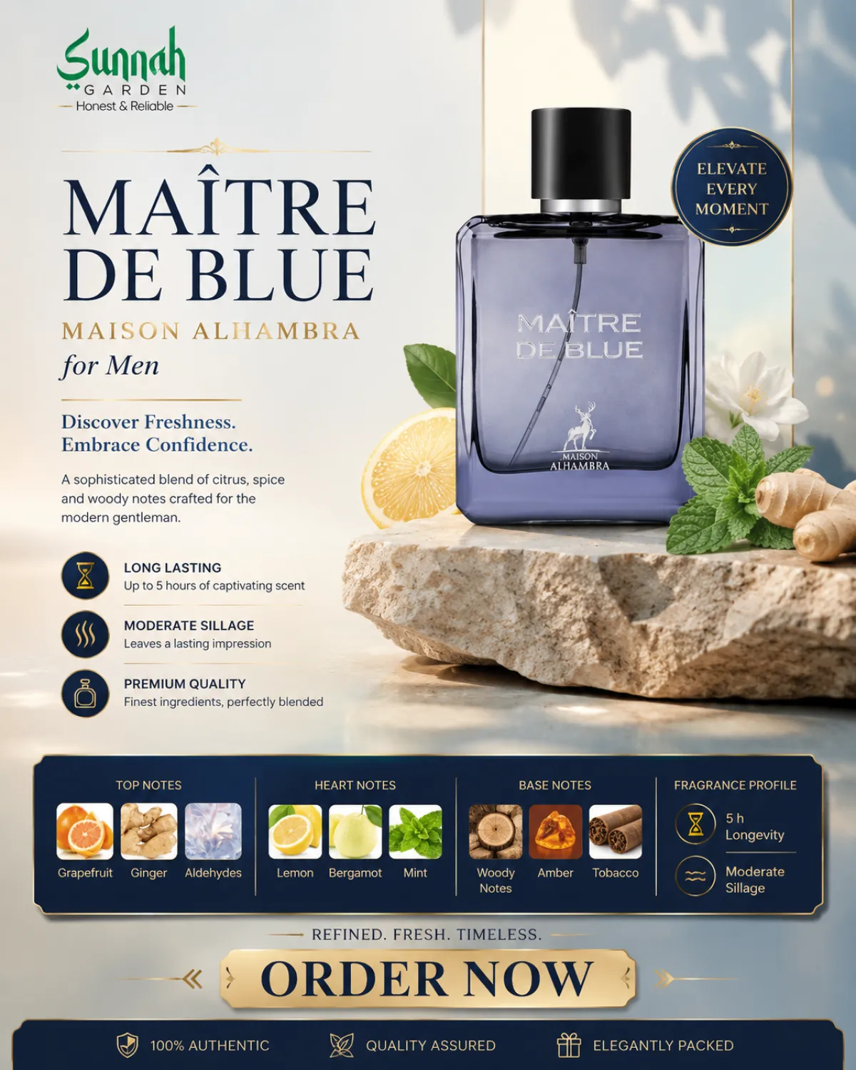 Maître de Blue Maison Alhambra for men 100ml - Image 1