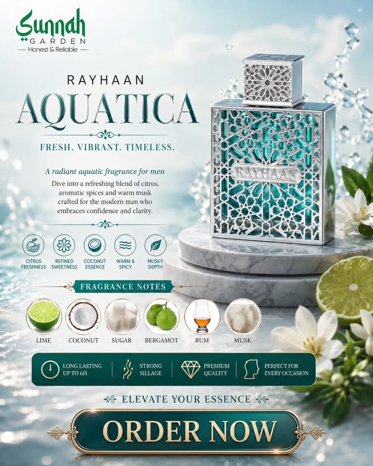 Aquatica Rayhaan for men 100ml - Image 1