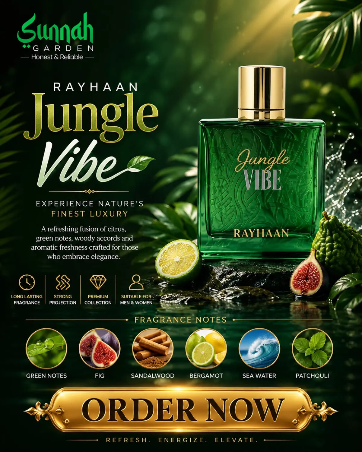 Jungle Vibe Rayhaan for women and men 100ml - Image 1