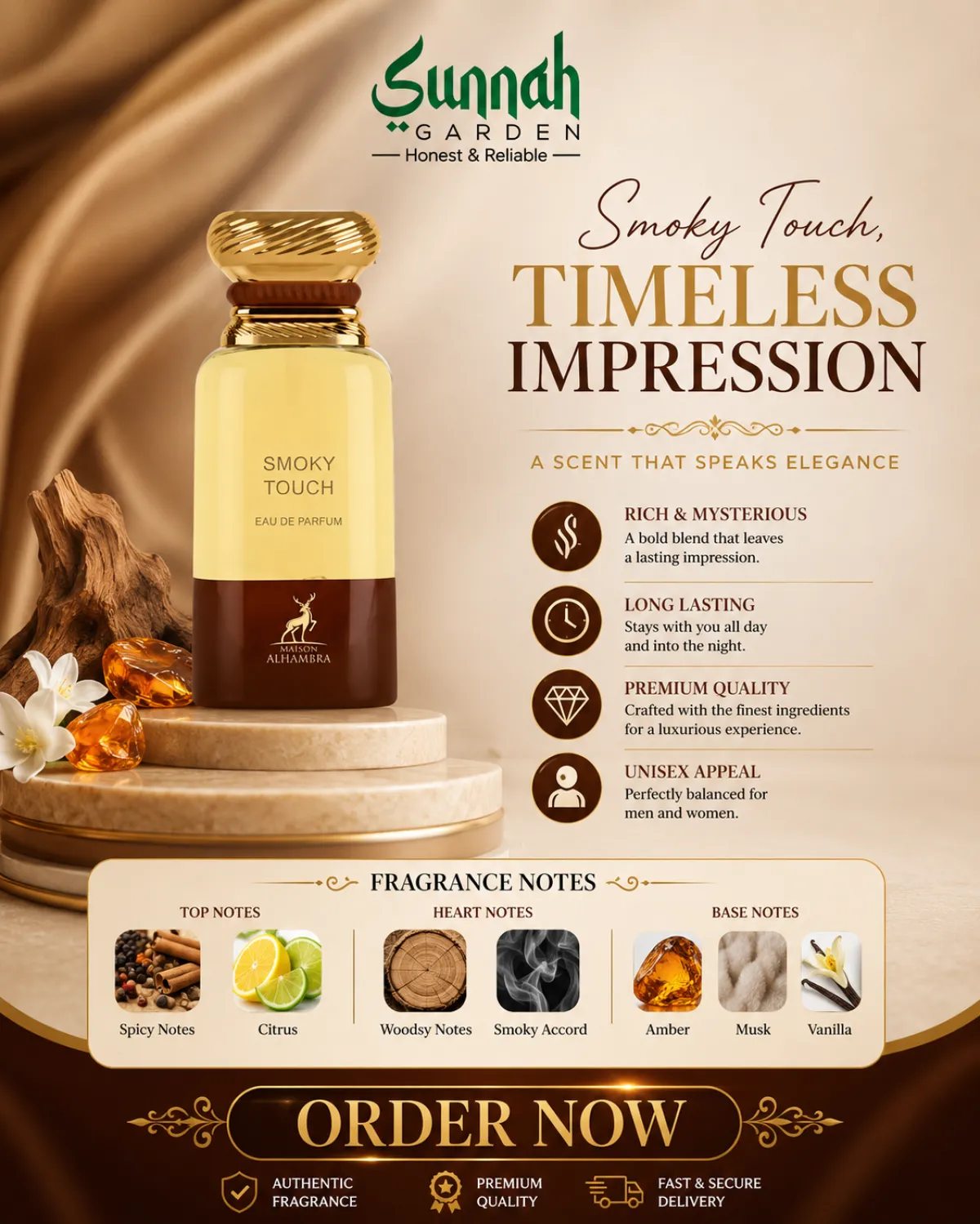Smoky Touch Maison Alhambra EDP 80ml - Image 1