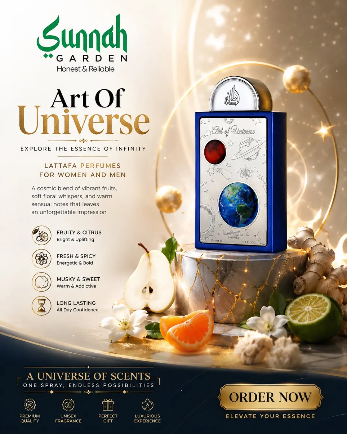 Art Of Universe Lattafa Perfumes for women and men 100ml - Image 1