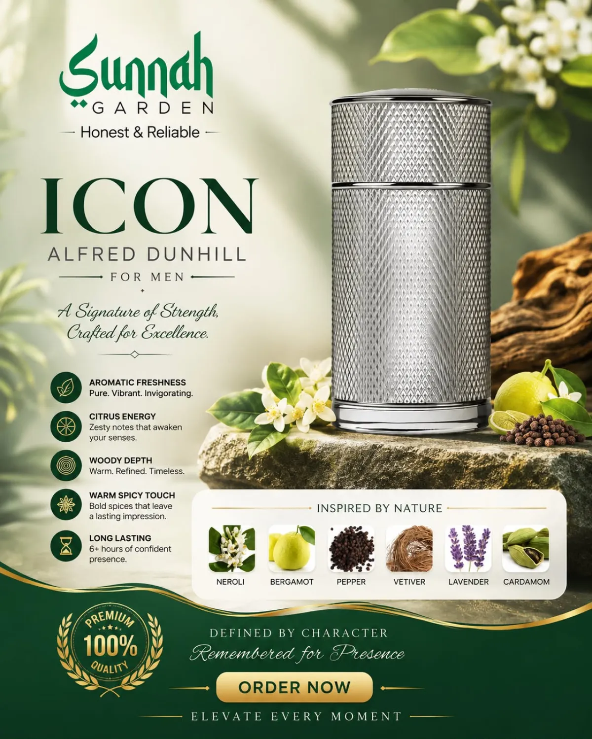 Dunhill Icon for Men EDP 100ml - Image 1